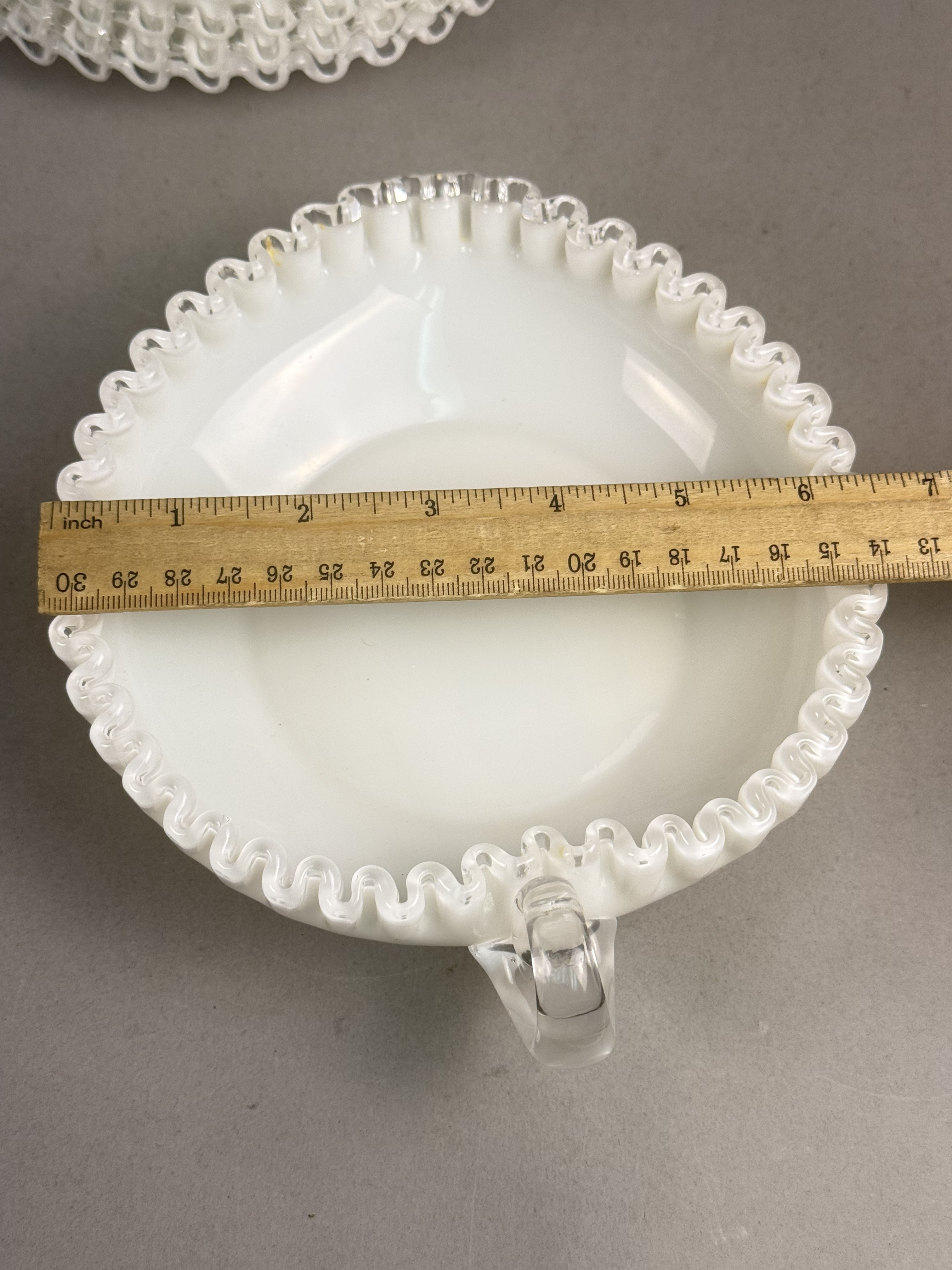 Fenton Silver Crest Milk Glass Collection