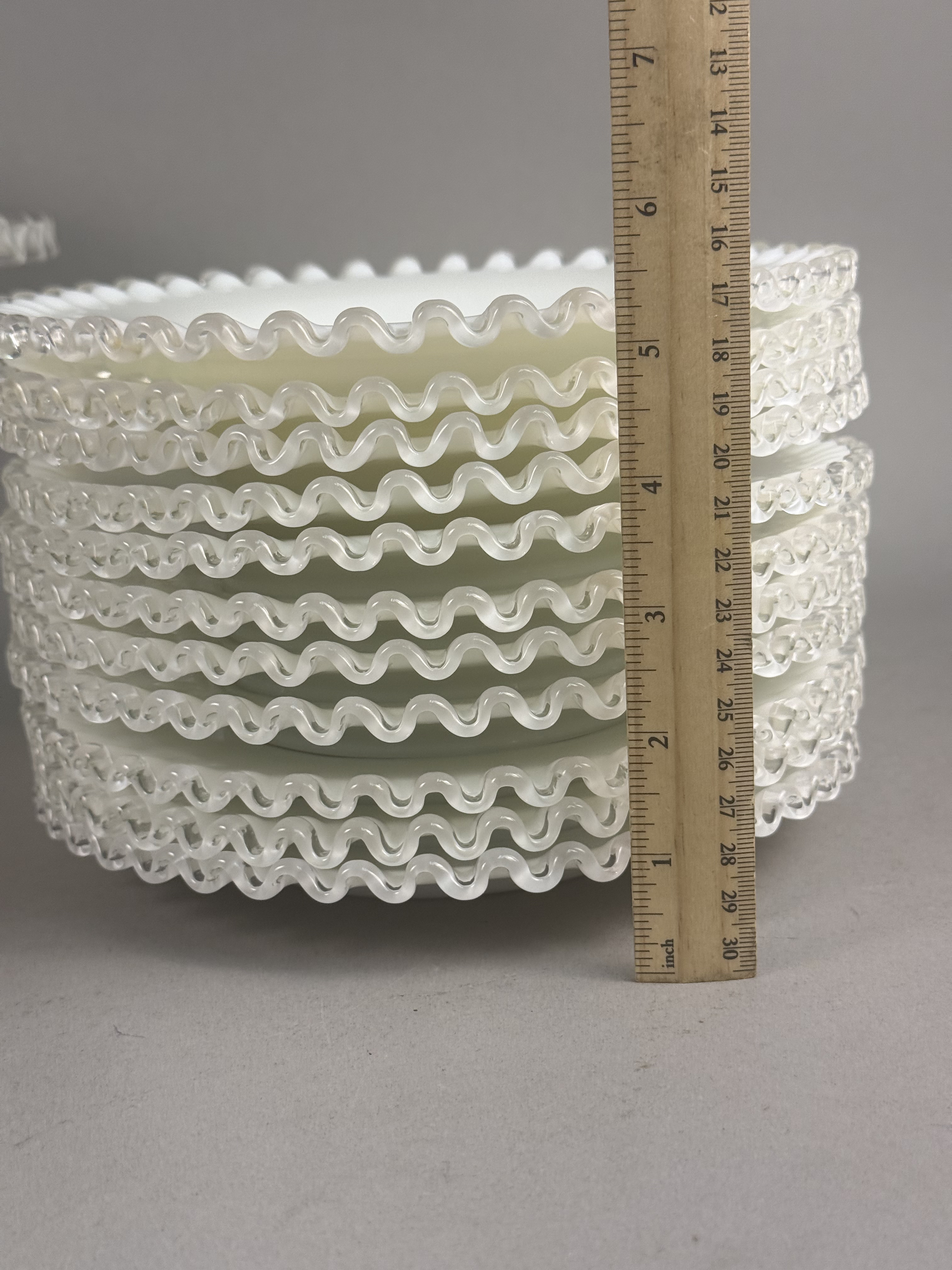 Fenton Silver Crest Milk Glass Collection