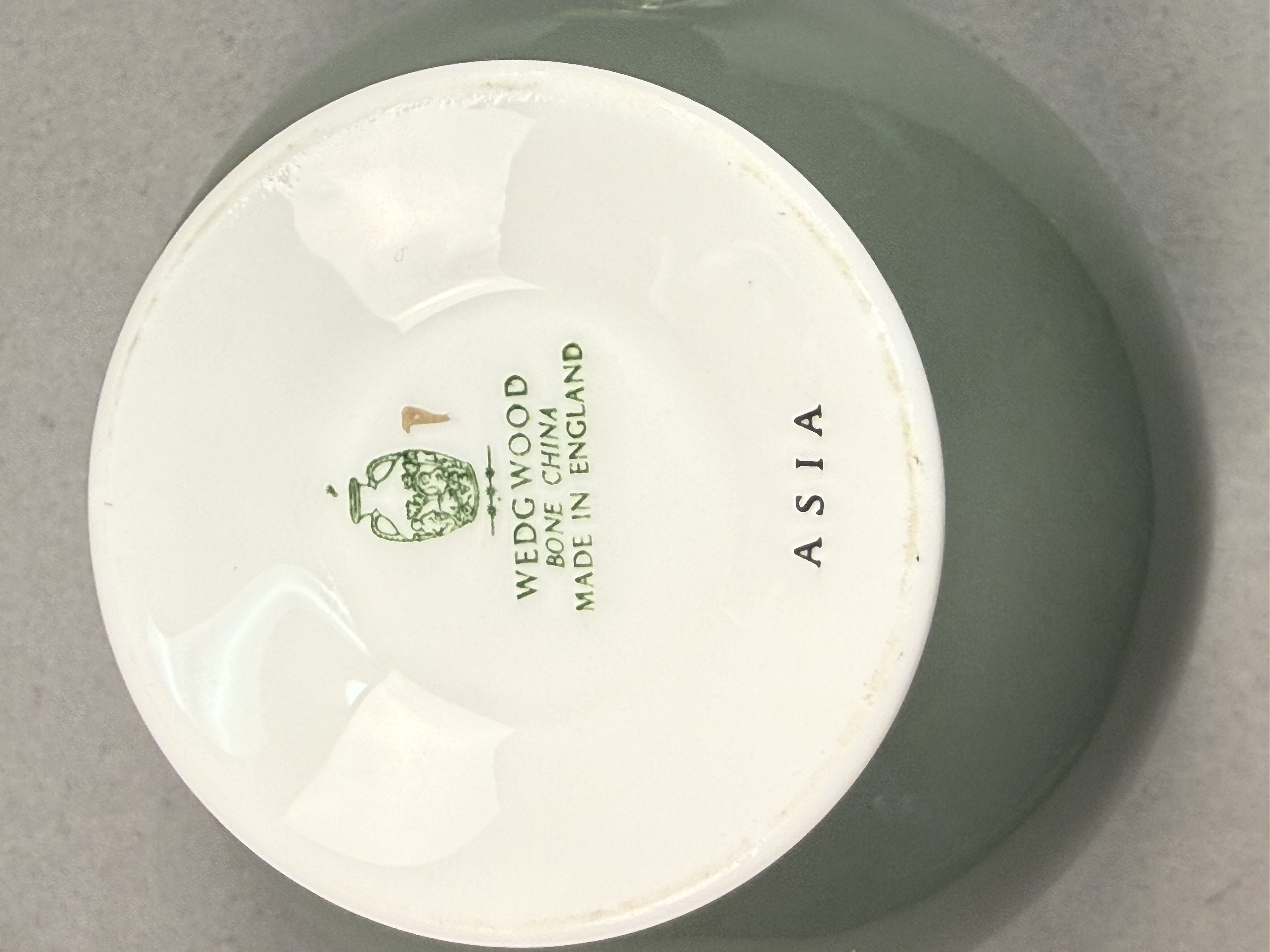 Wedgwood Asia Green Bone China Set