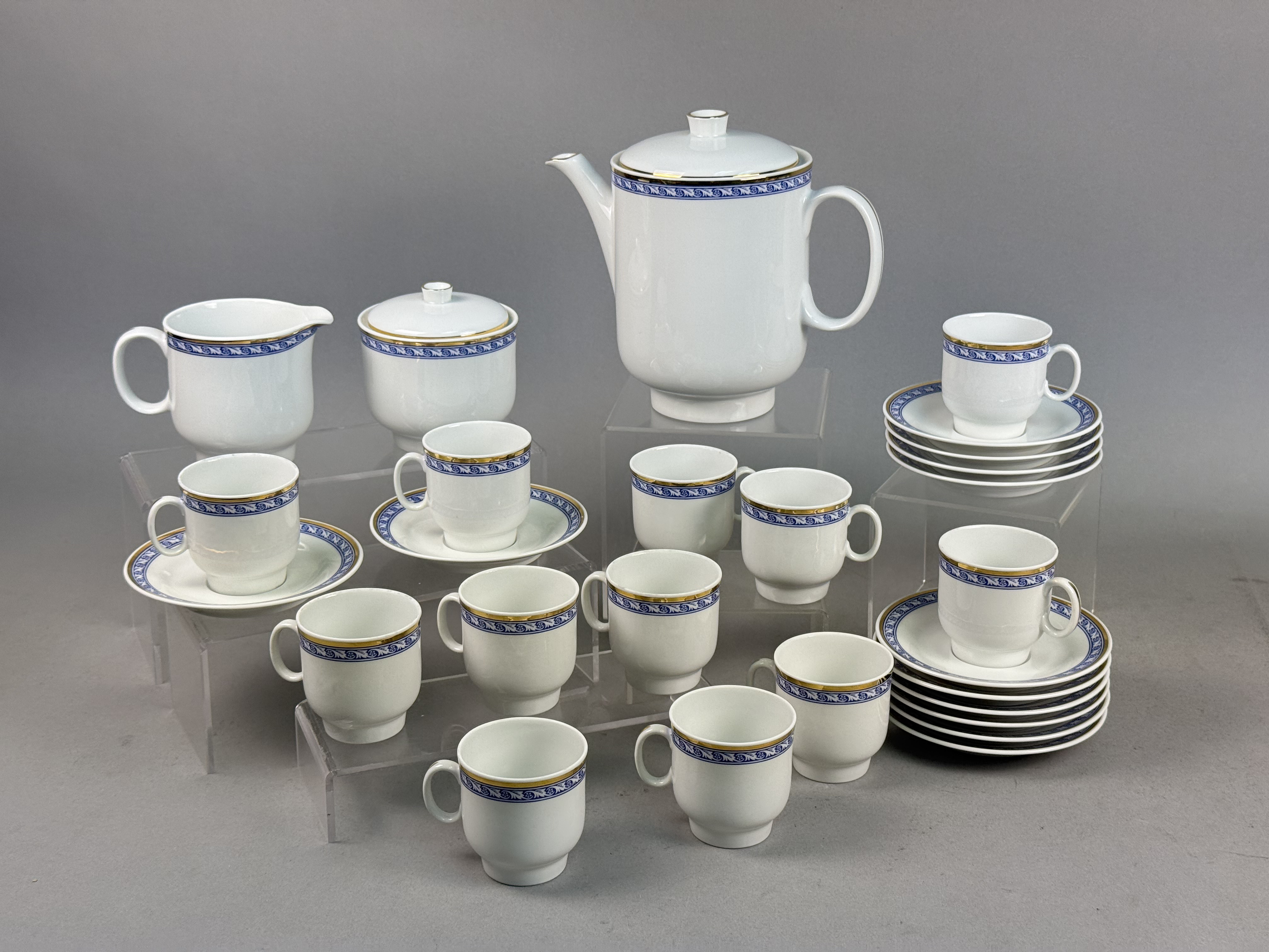 Richard Ginori Porcelain Coffee Service