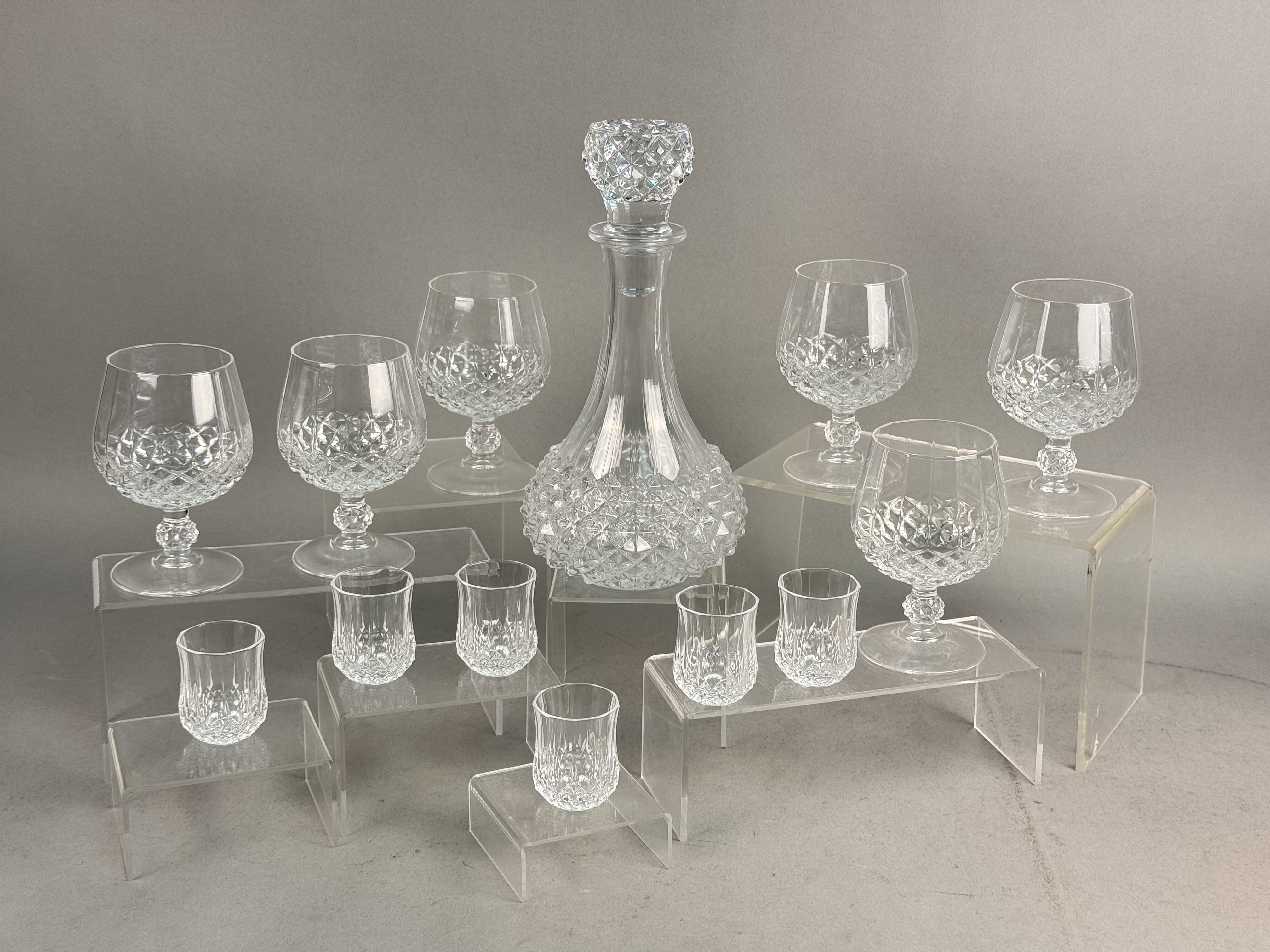 Cristal d'Arques Longchamp Decanter Set