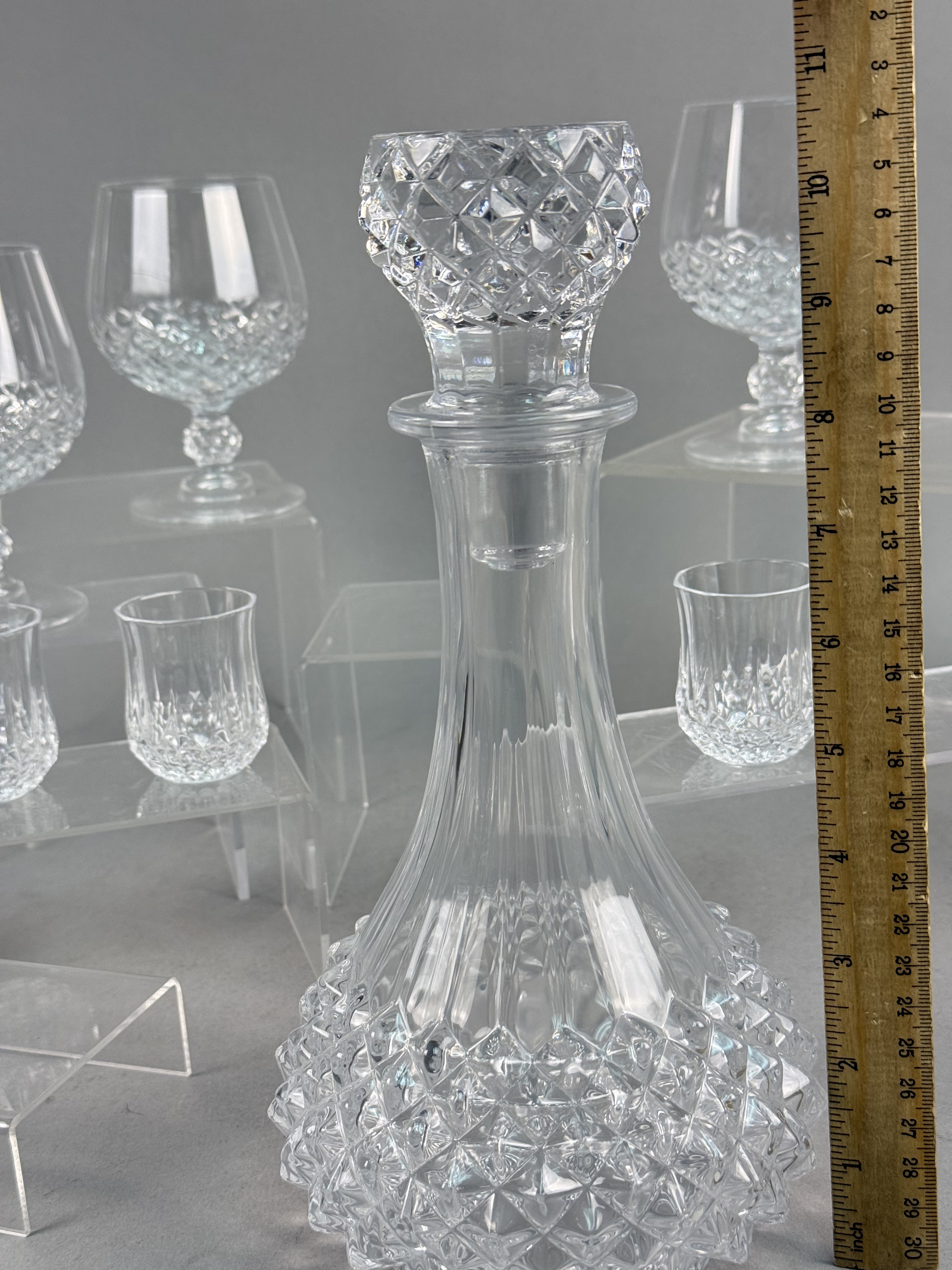 Cristal d'Arques Longchamp Decanter Set