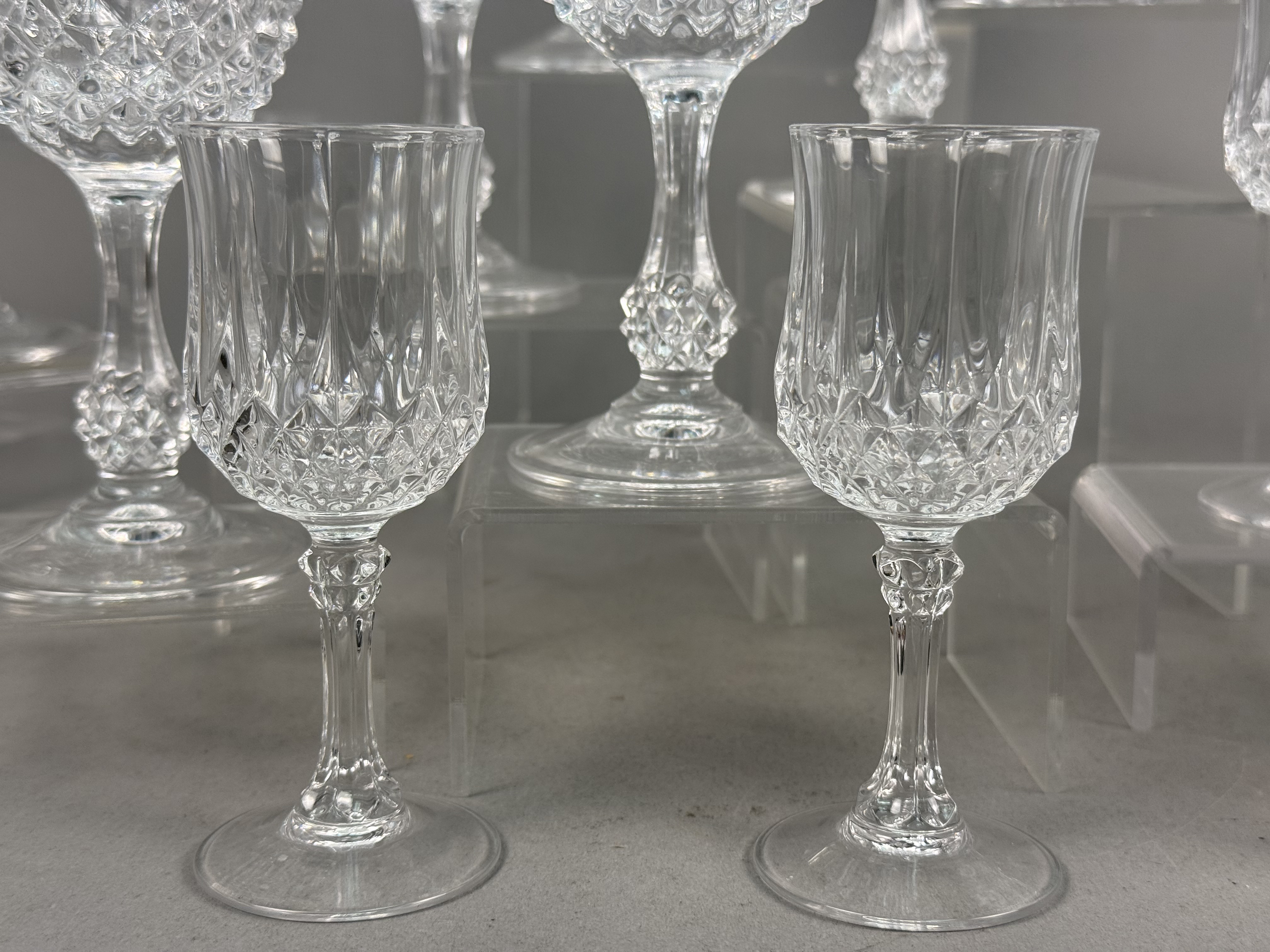 18-Piece Cristal d'Arques Longchamp Stemware