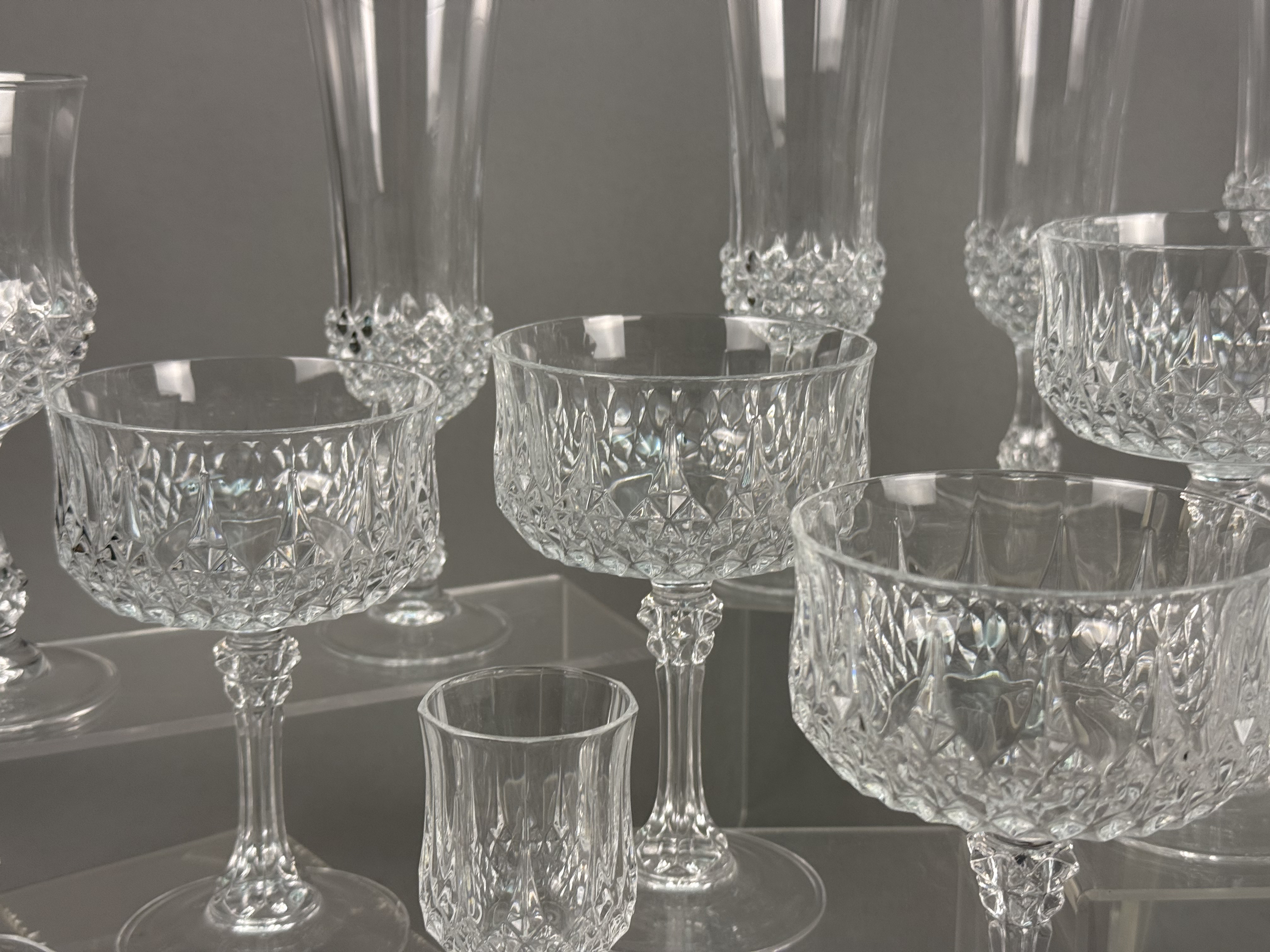 Cristal d'Arques Longchamp Crystal Stemware