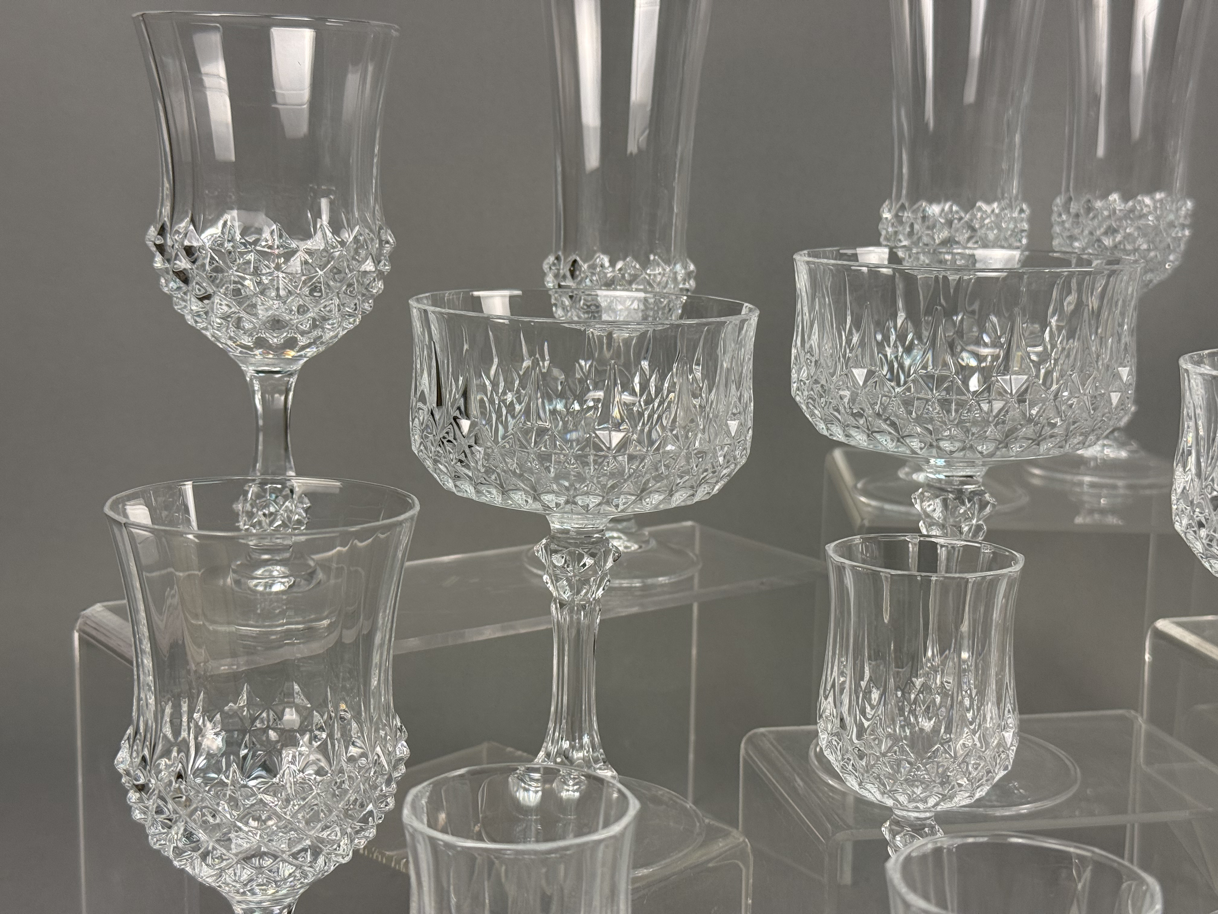 Cristal d'Arques Longchamp Crystal Stemware