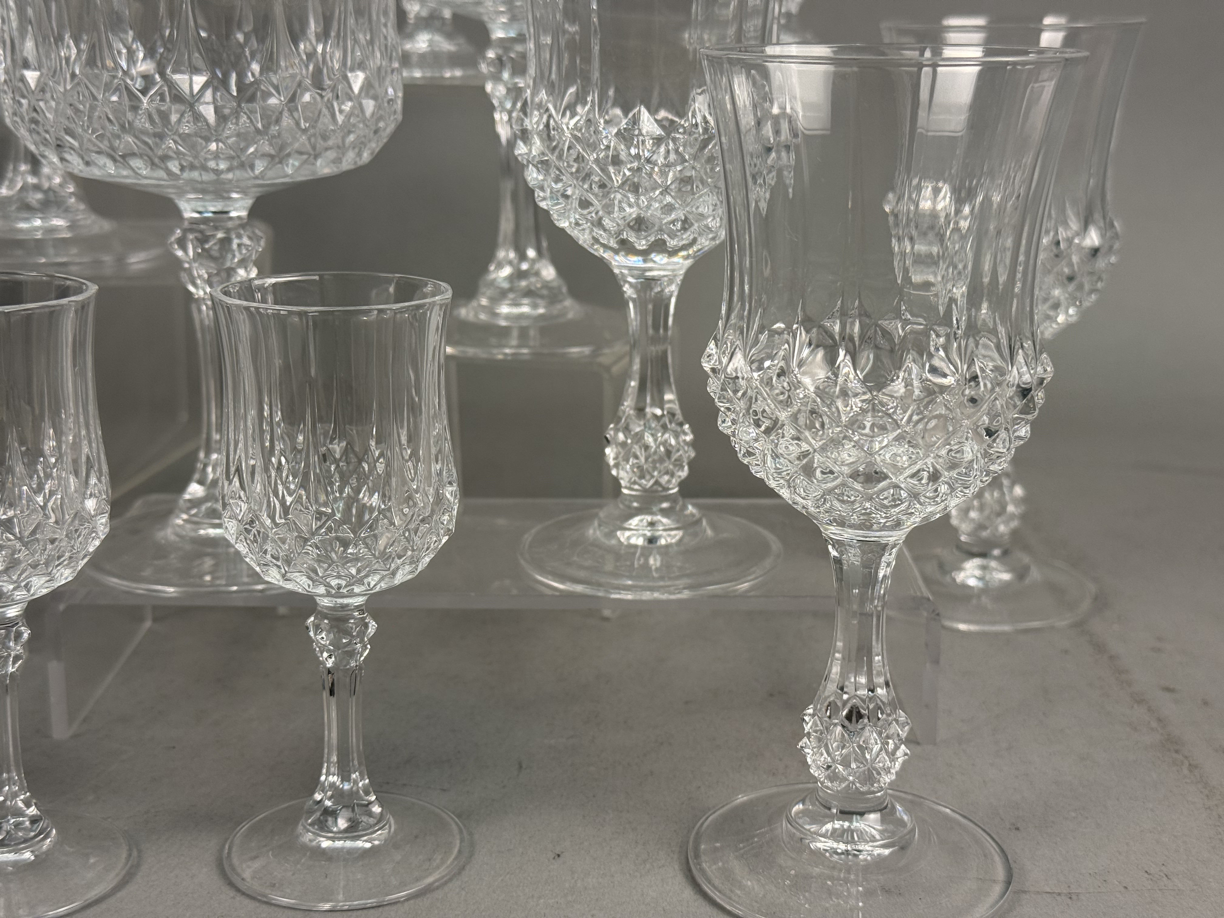 Cristal d'Arques Longchamp Crystal Stemware