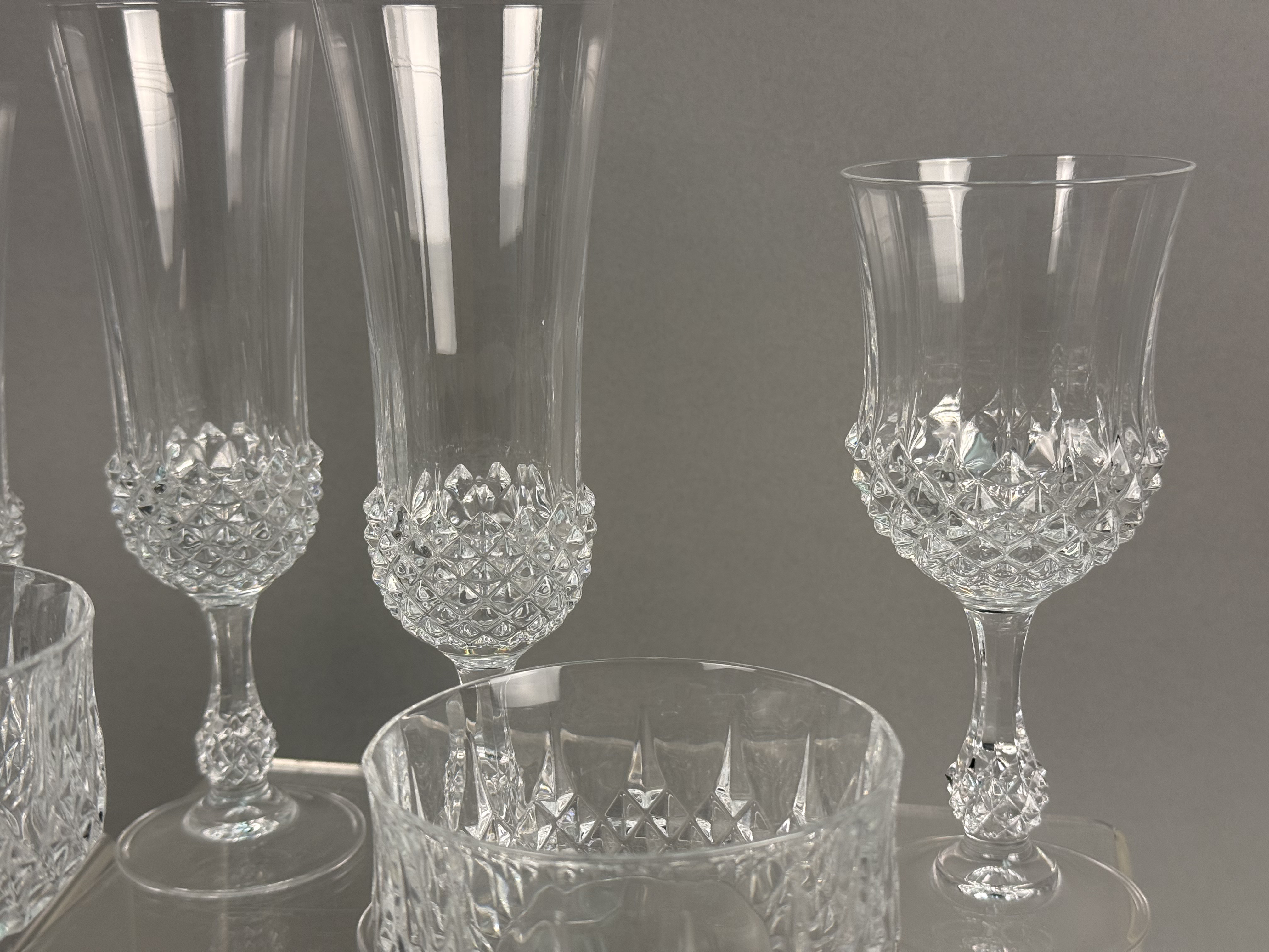 Cristal d'Arques Longchamp Crystal Stemware