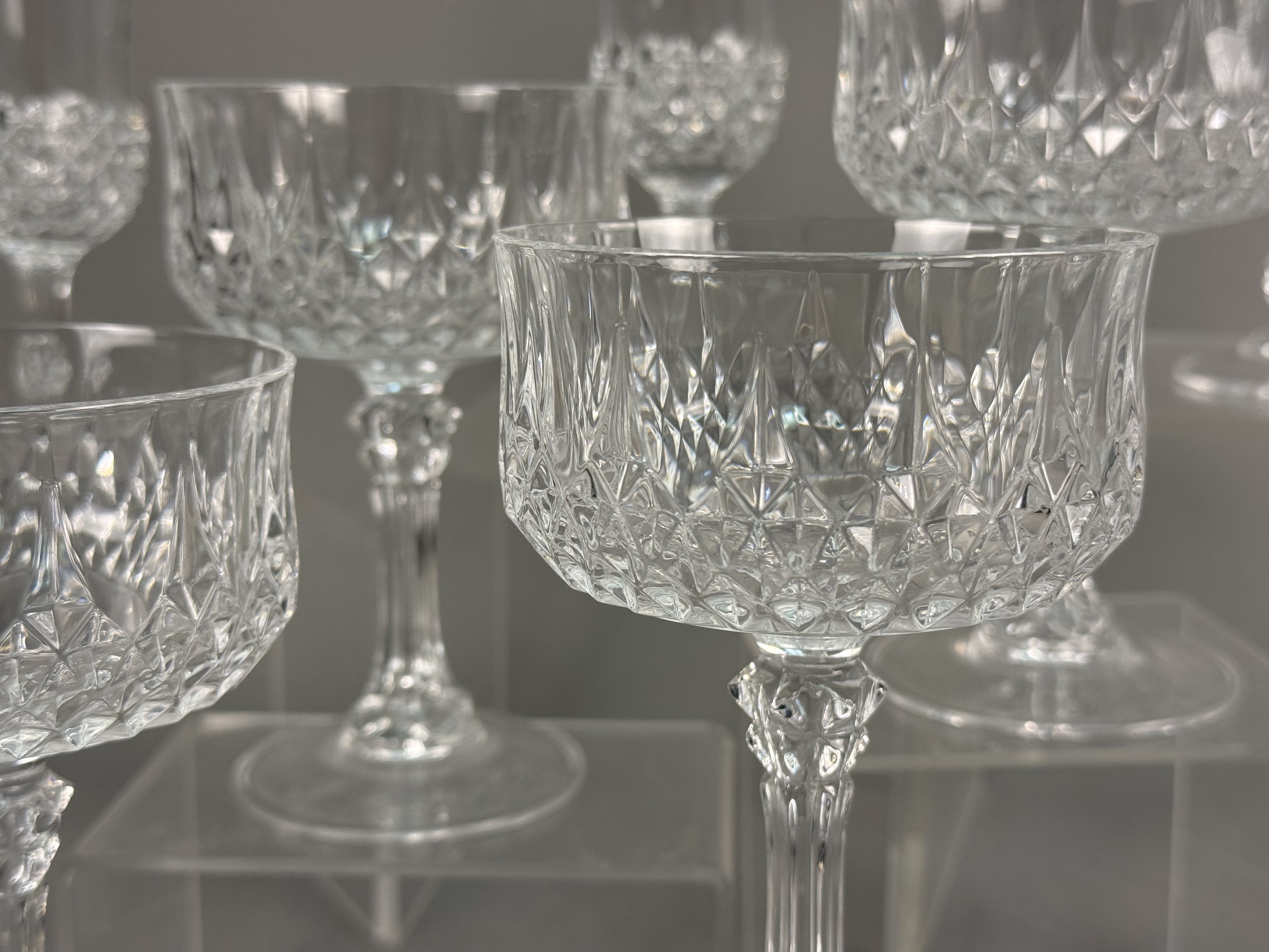 Cristal d'Arques Longchamp Stemmed Crystal Glasses