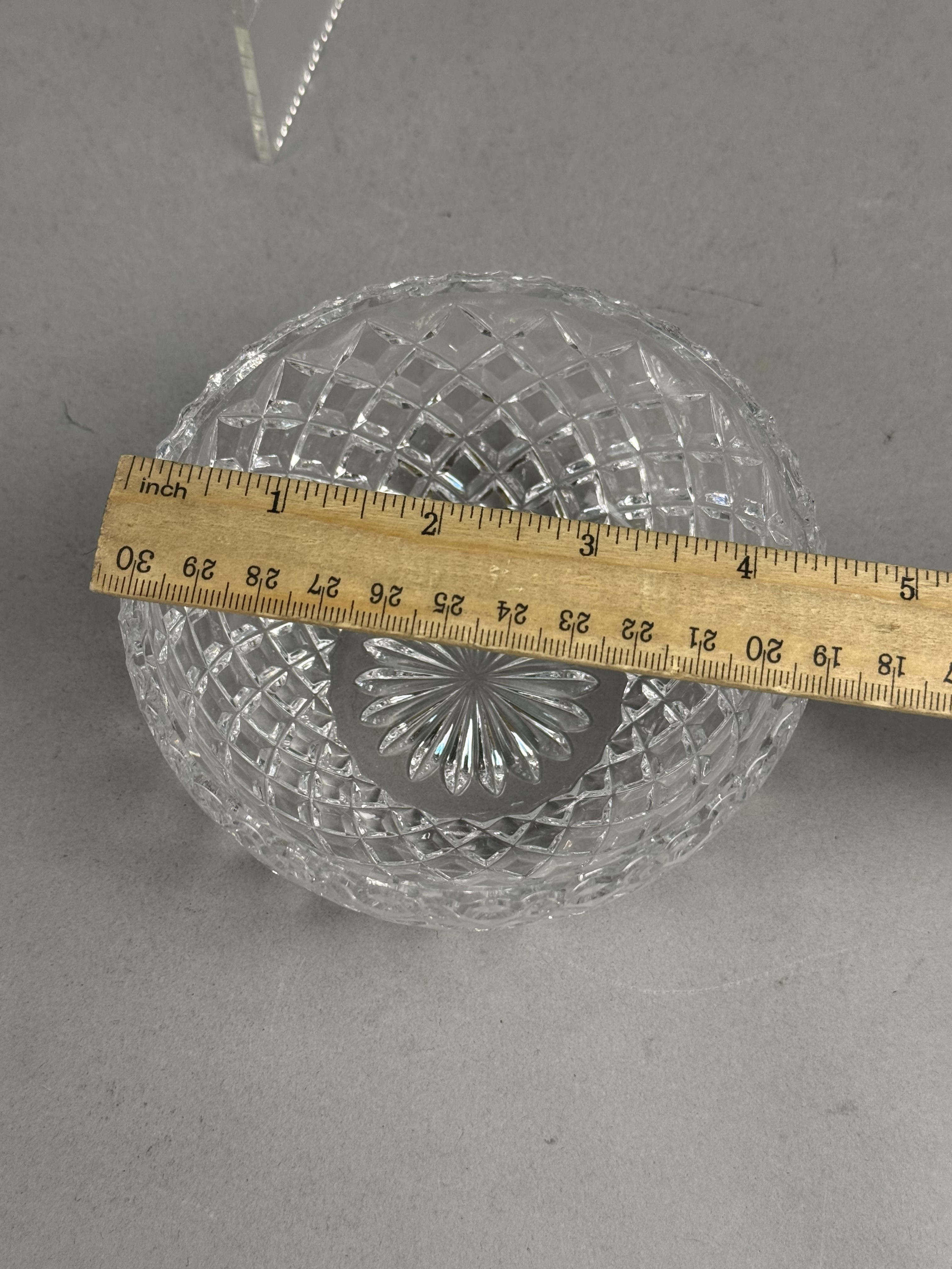 Set of Five Cut Crystal Bowls