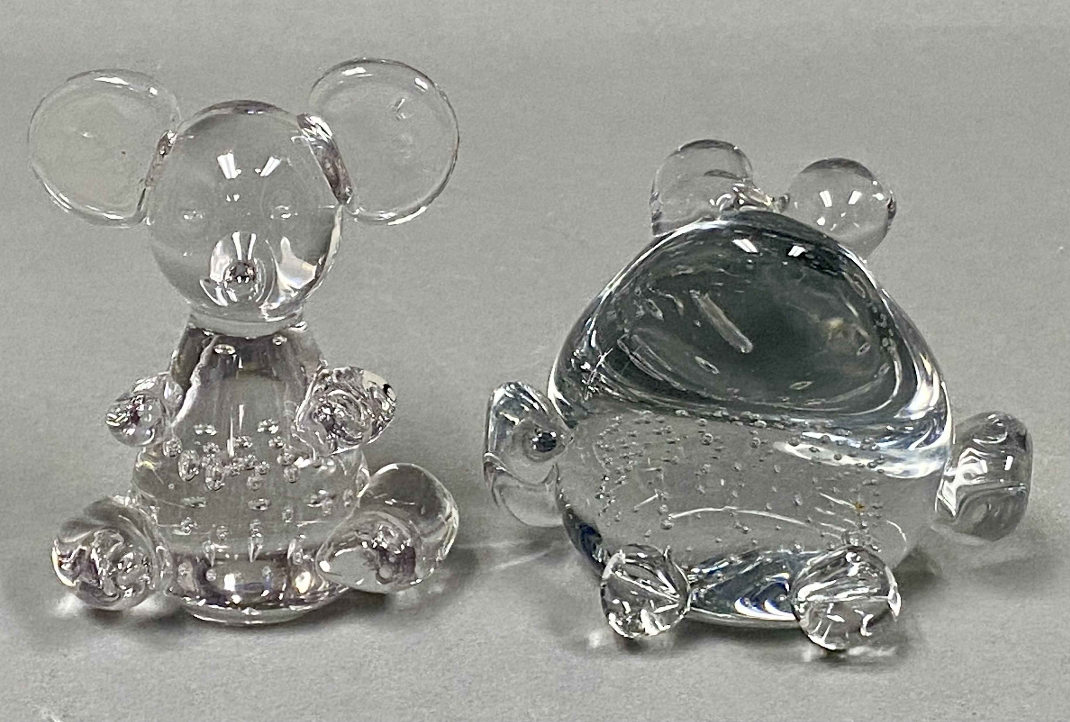 Trio of Decorative Glass Animals