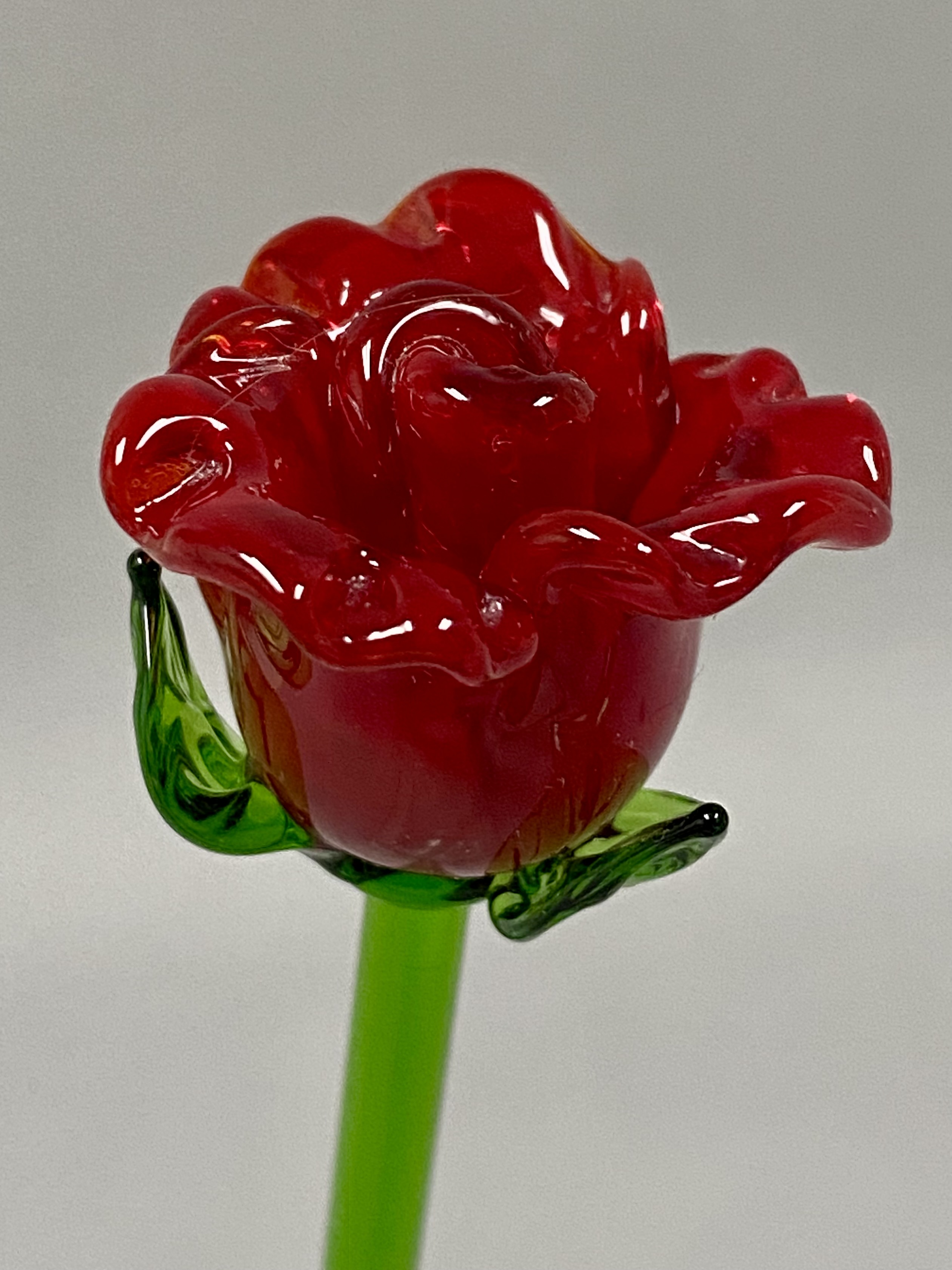 Red Co. Glass Flower Bouquet Set