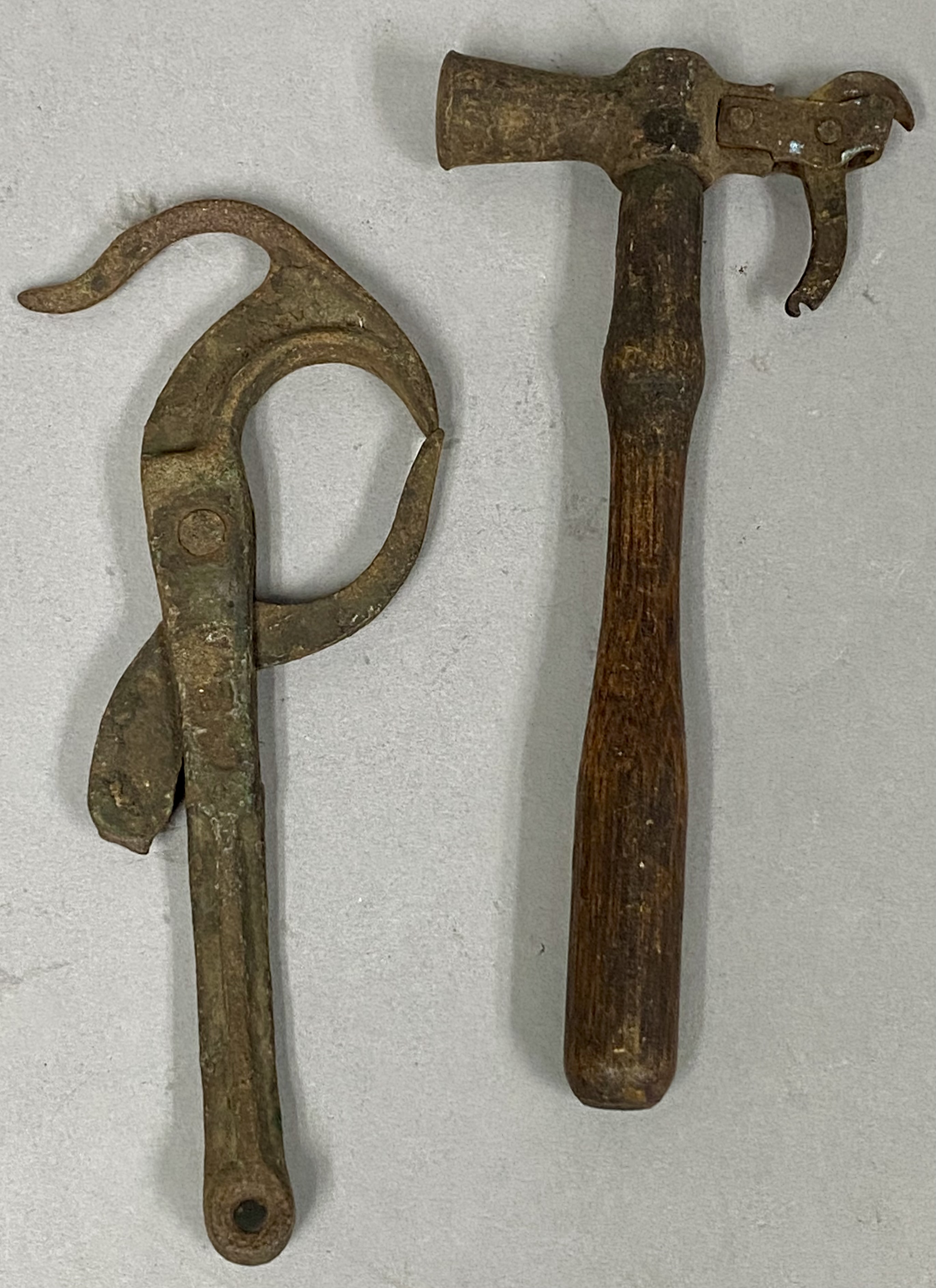 Two Antique Multi-Function Hand Tools