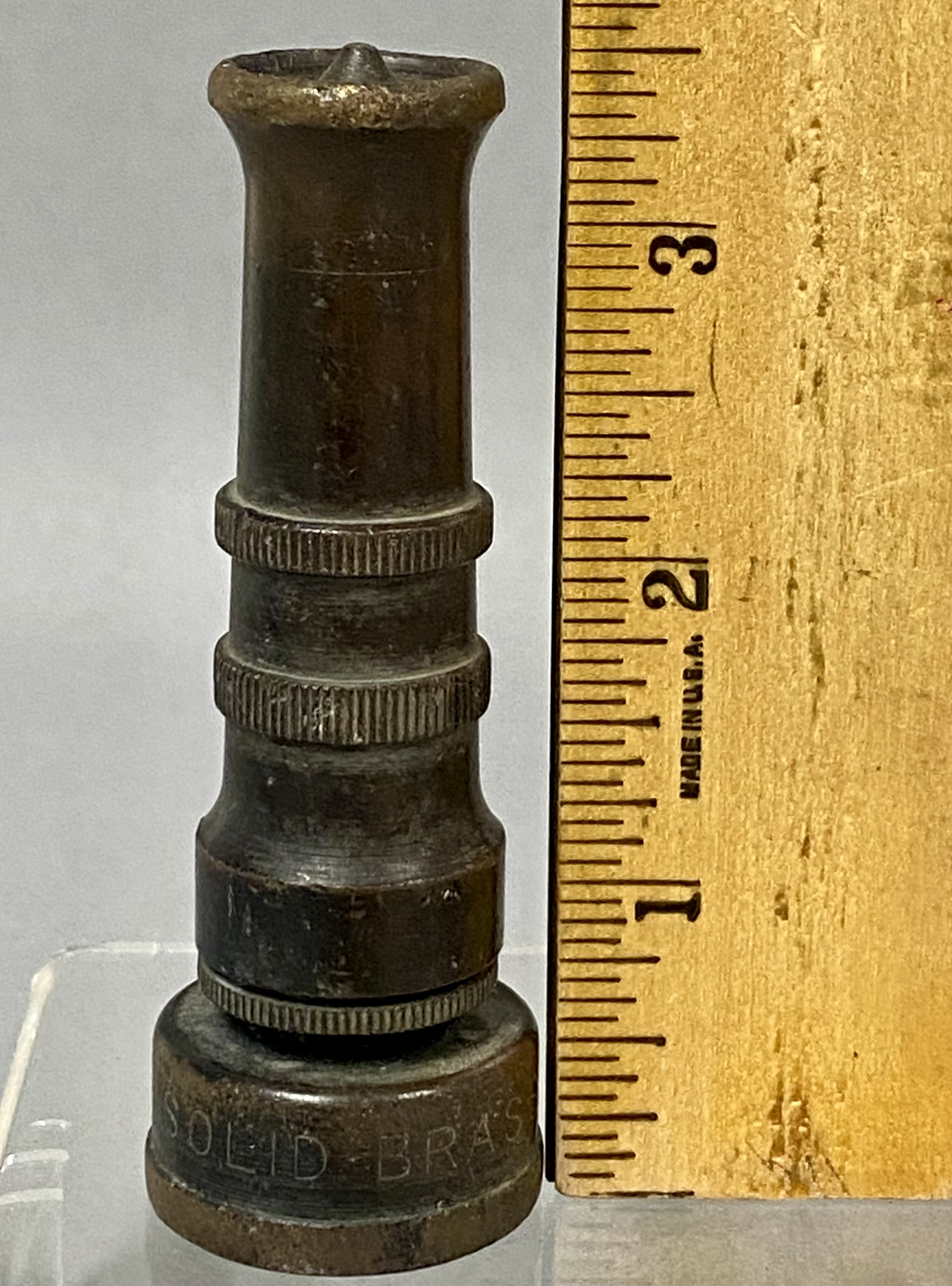 Four Vintage Brass Garden Hose Nozzles