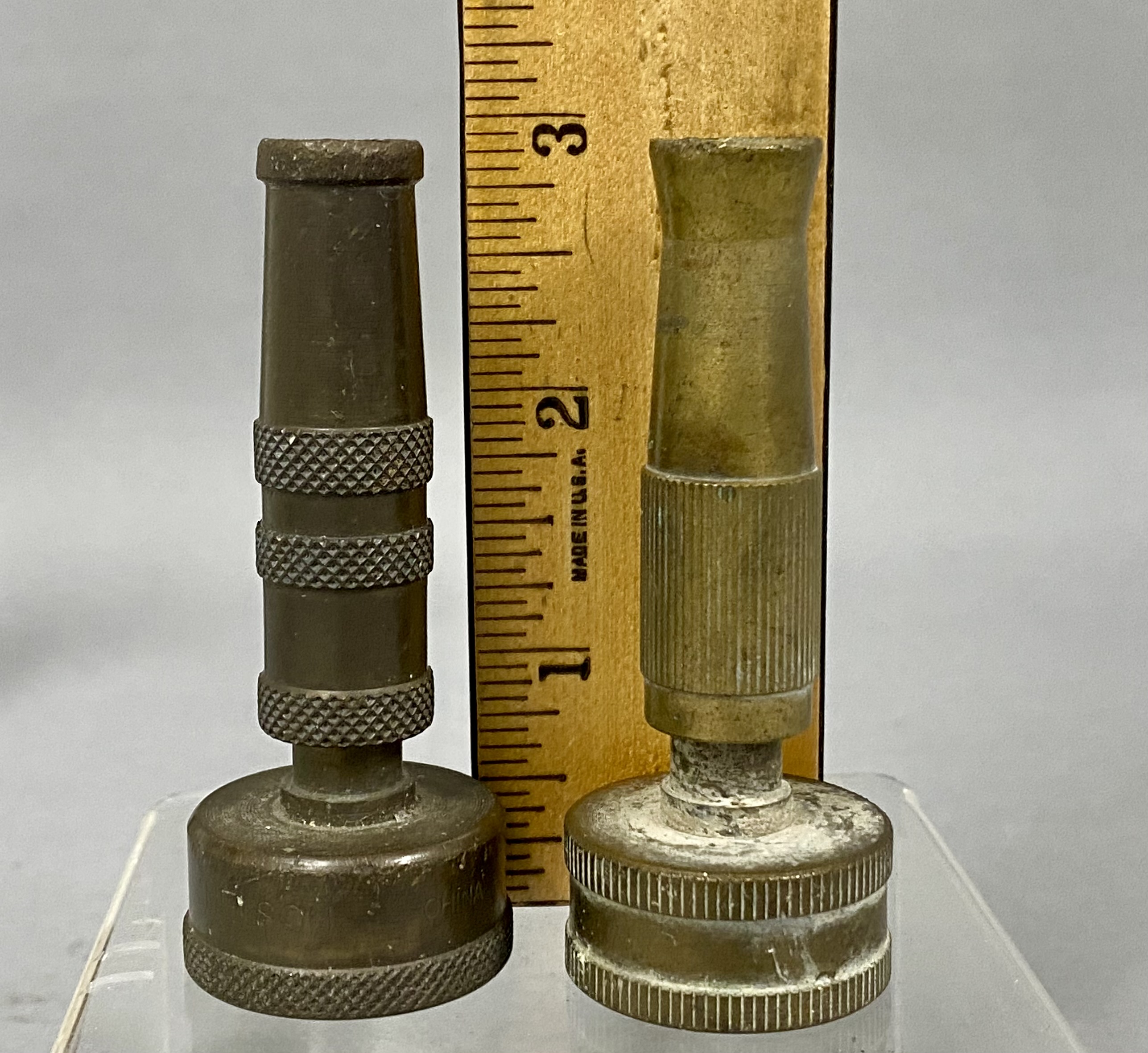 Collection of Vintage Brass Hose Nozzles