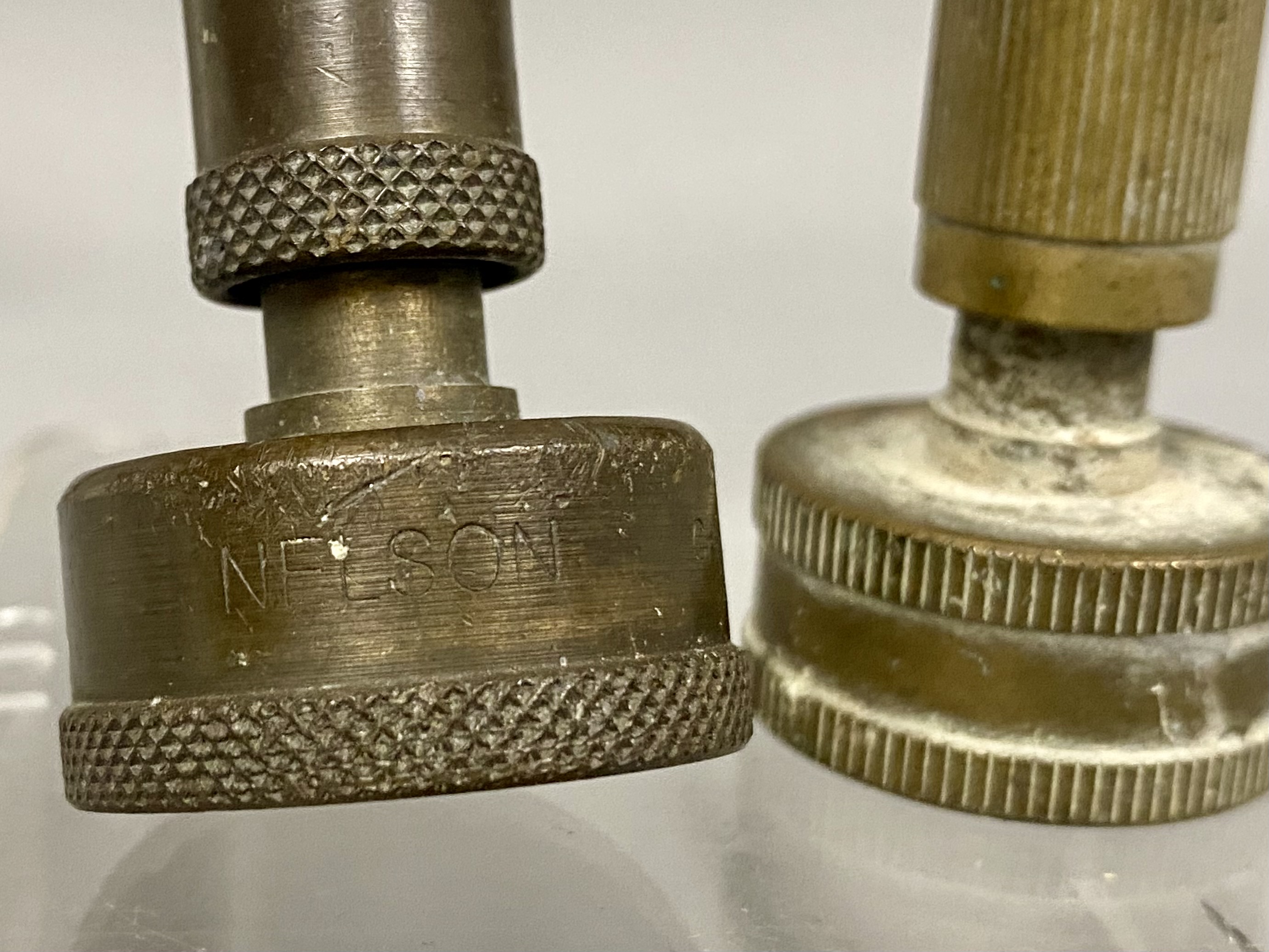 Collection of Vintage Brass Hose Nozzles