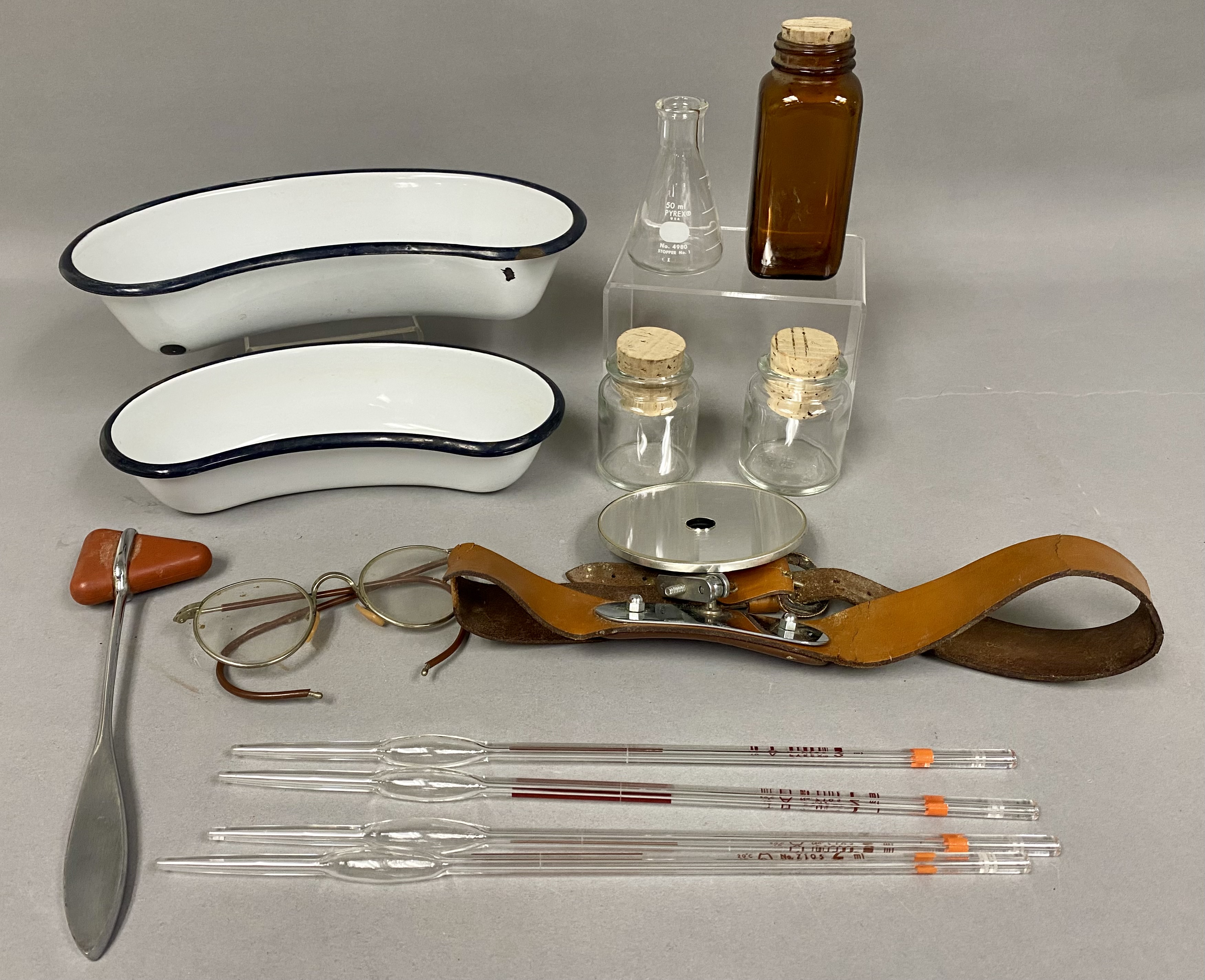 Collection of Vintage Medical and Laboratory Equipment