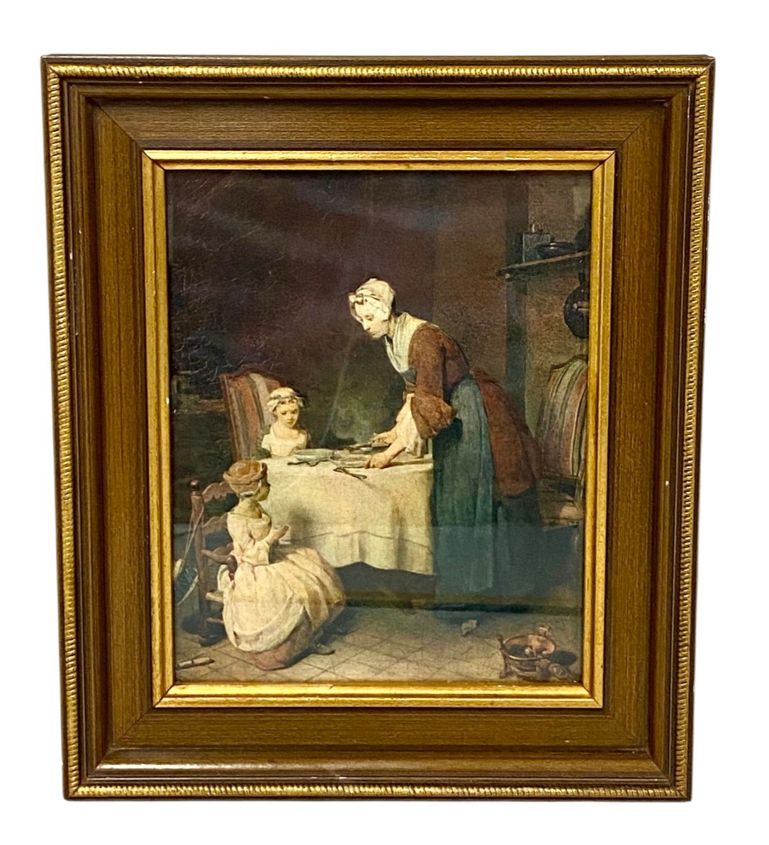 Jean-Siméon Chardin 'Saying Grace' Print