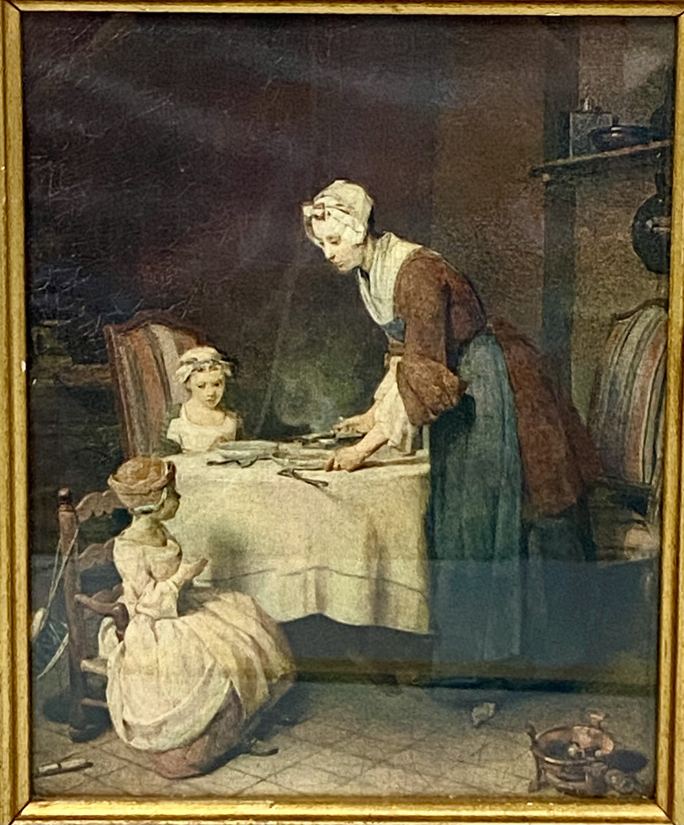 Jean-Siméon Chardin 'Saying Grace' Print