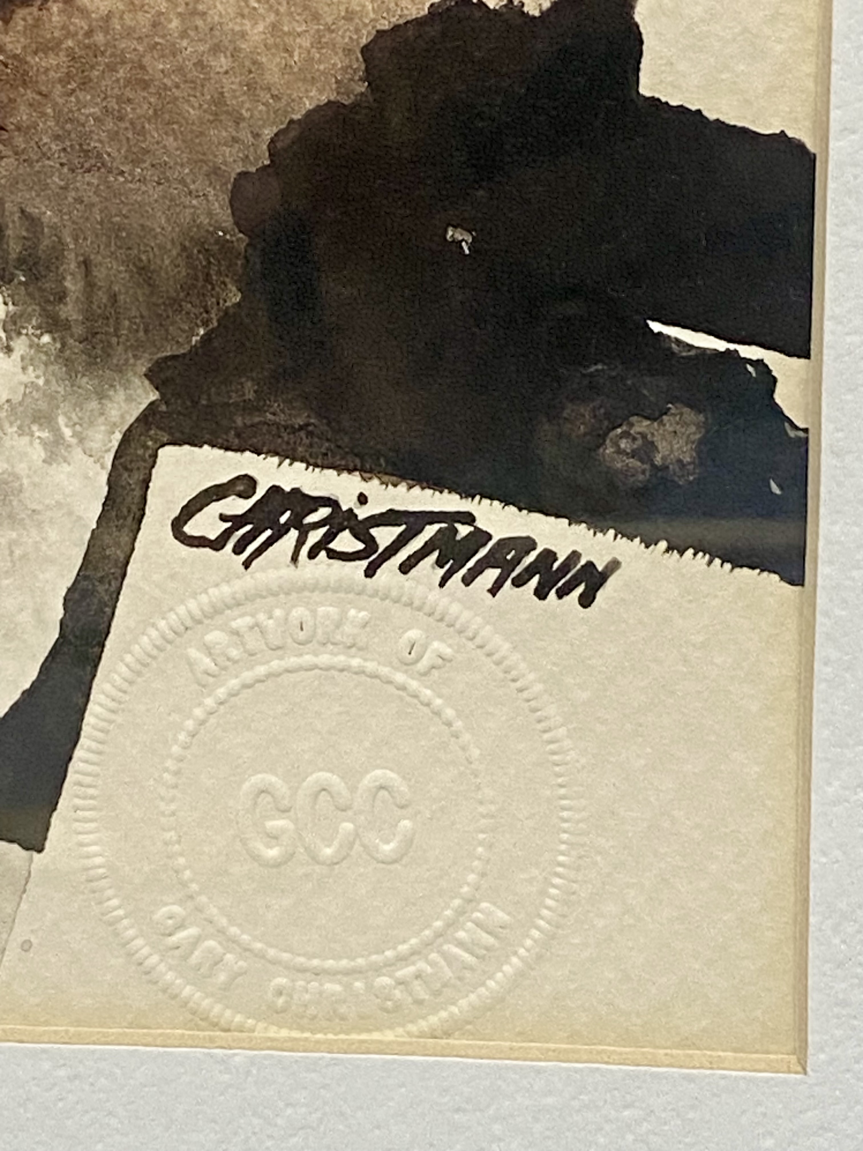 Gary Christmann Abstract Watercolor Painting