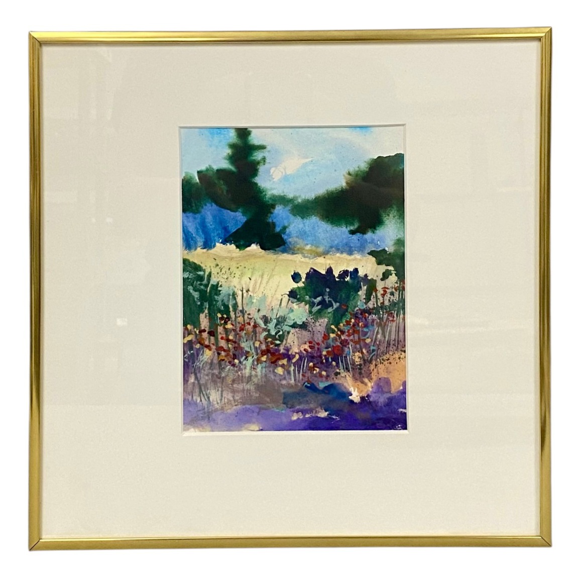 Randall Bonzo Abstract Landscape Watercolor