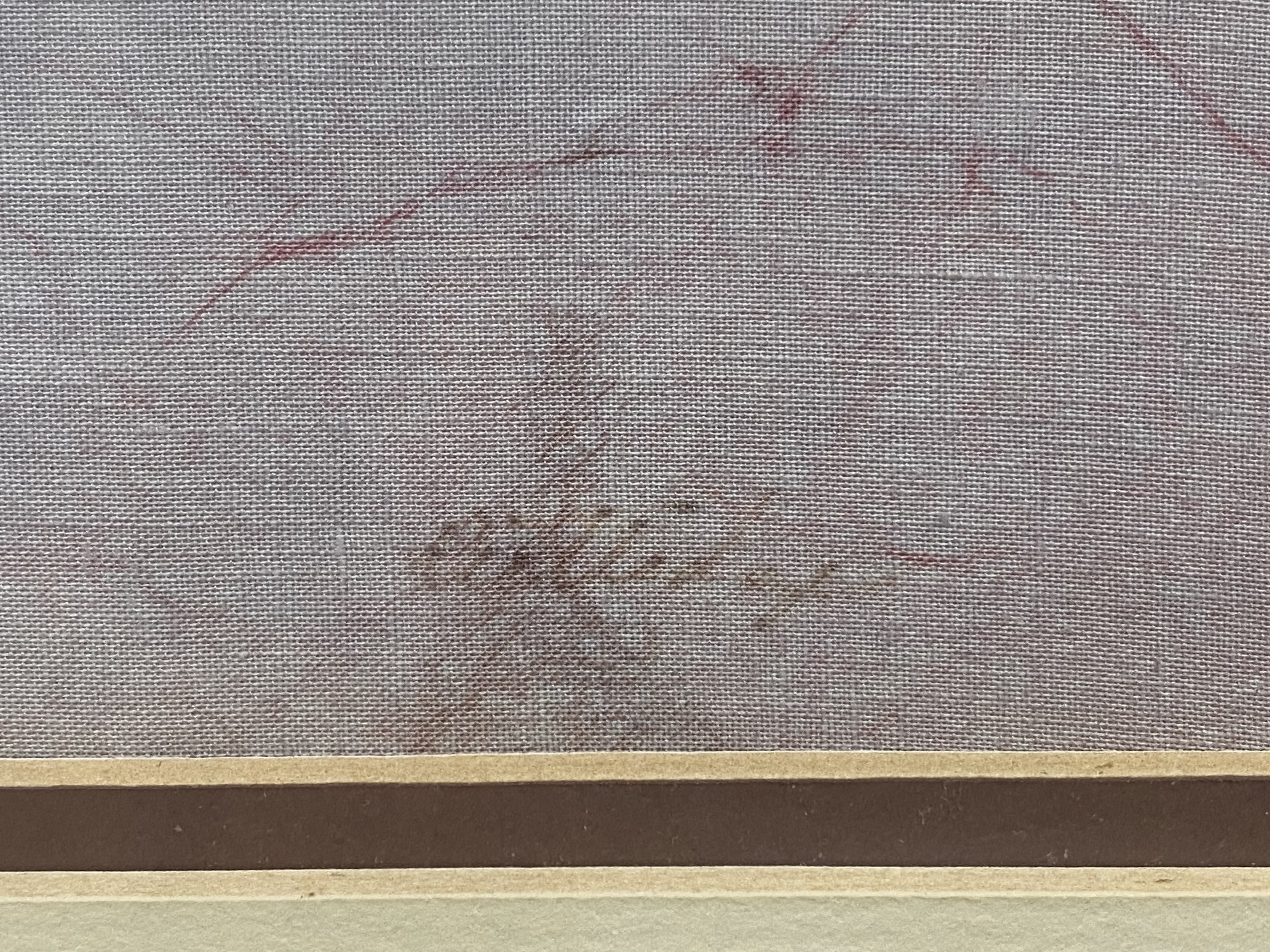Pat Rutledge 'Winter Chickadees' Batik (Signed)