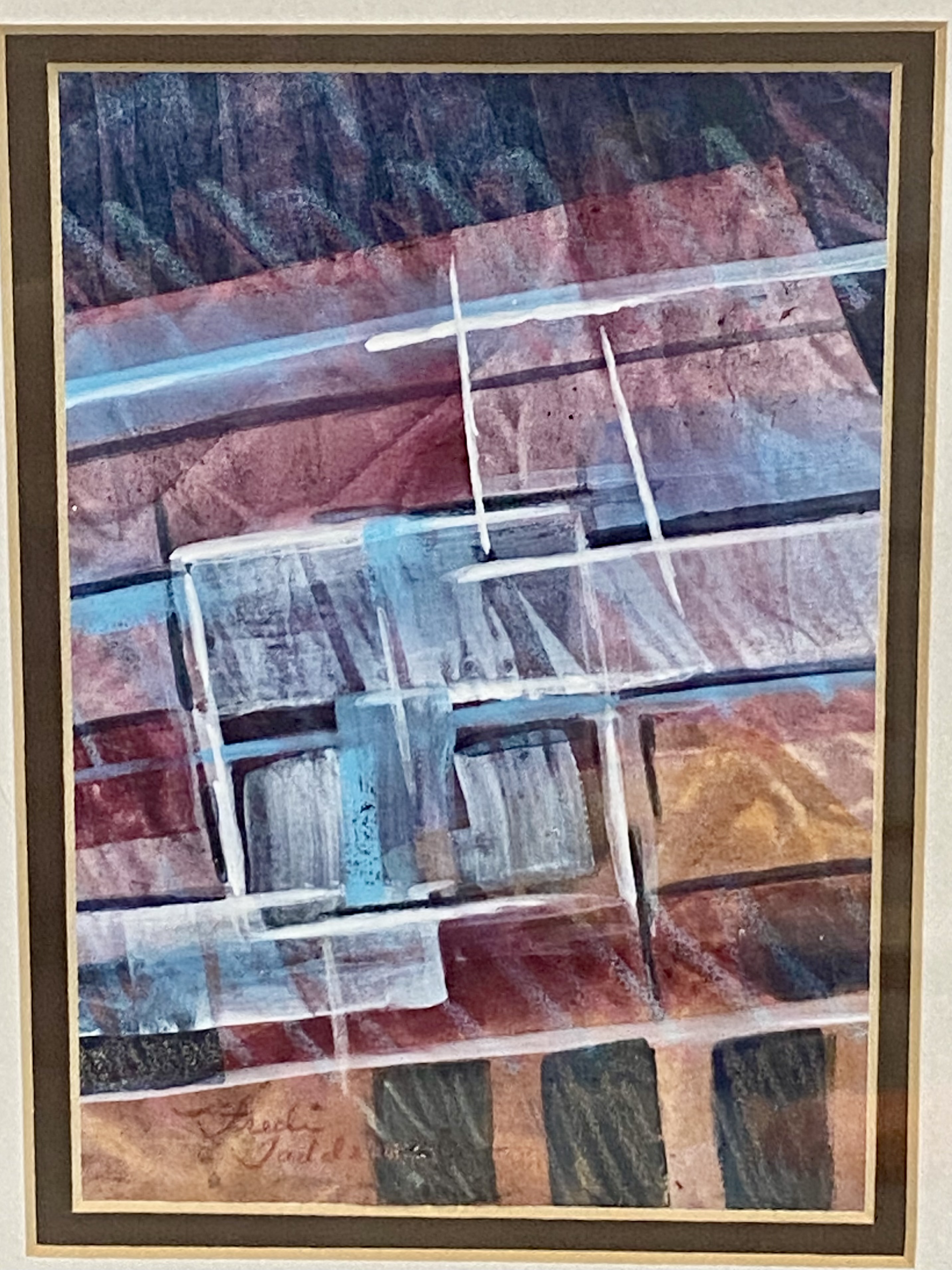 Fredi Taddeucci Window Abstract Watermedia