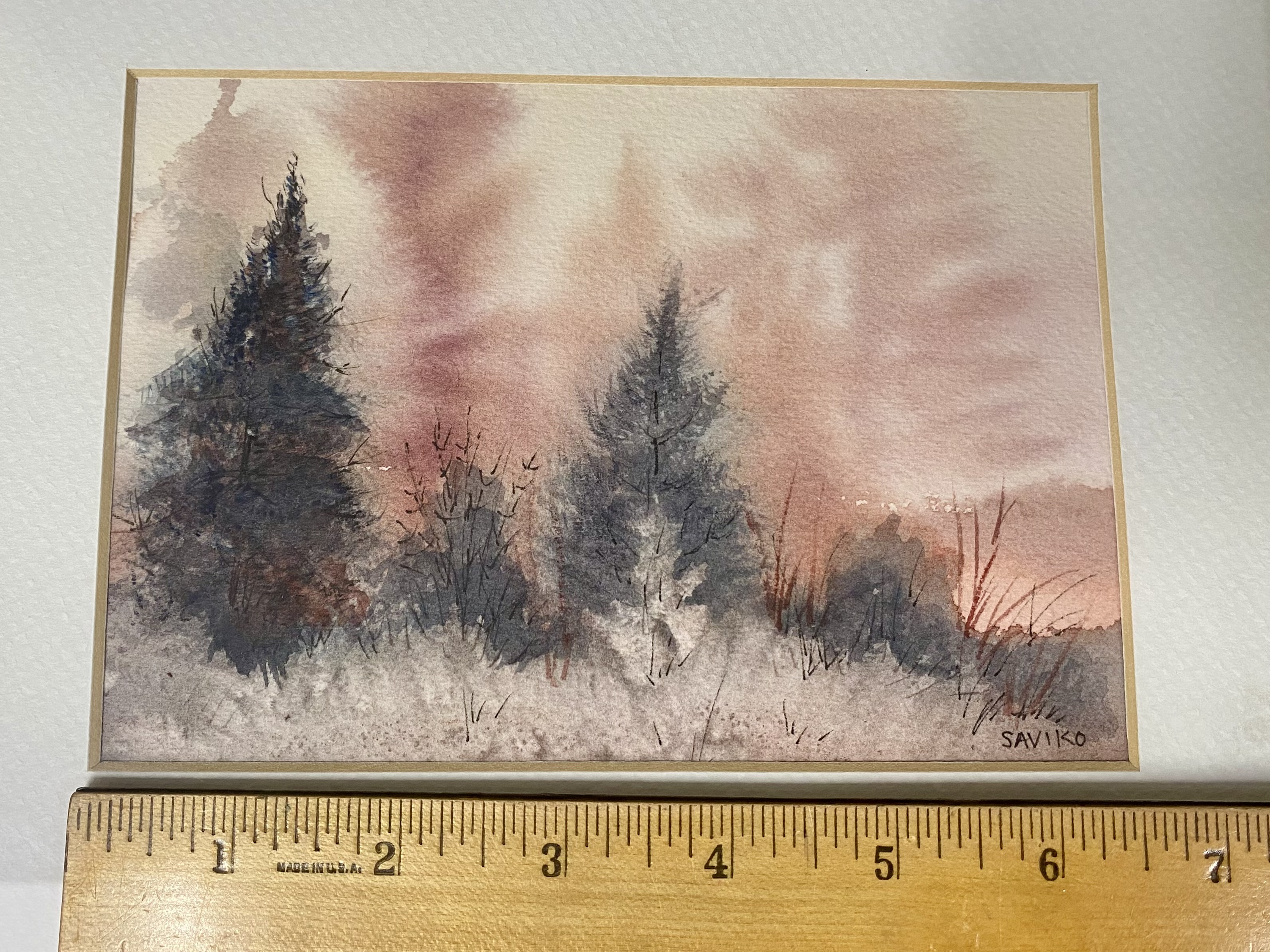 Anita G. Saviko Misty Marsh Watercolor