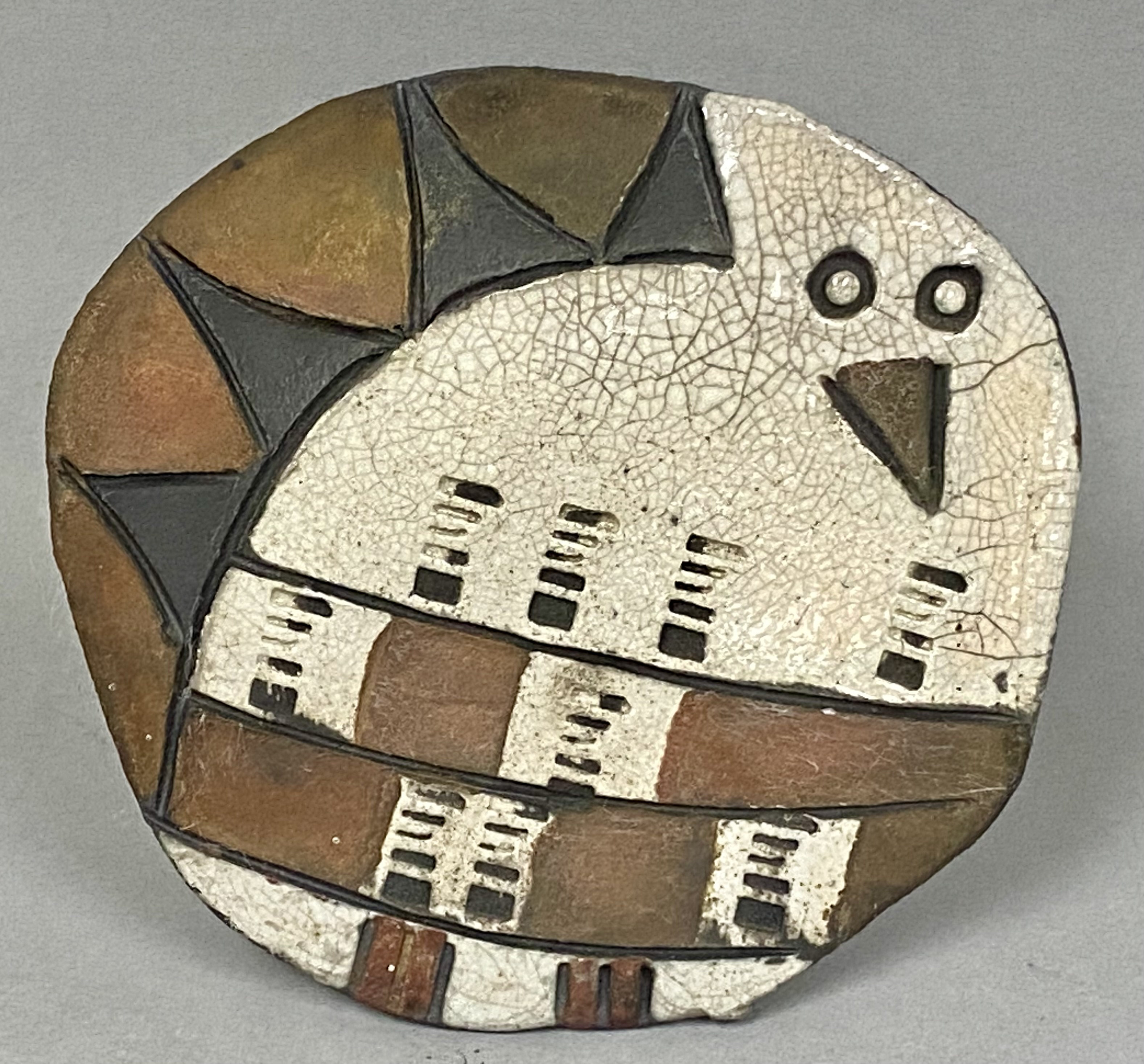 Jordy Studio Pottery Owl Plaque