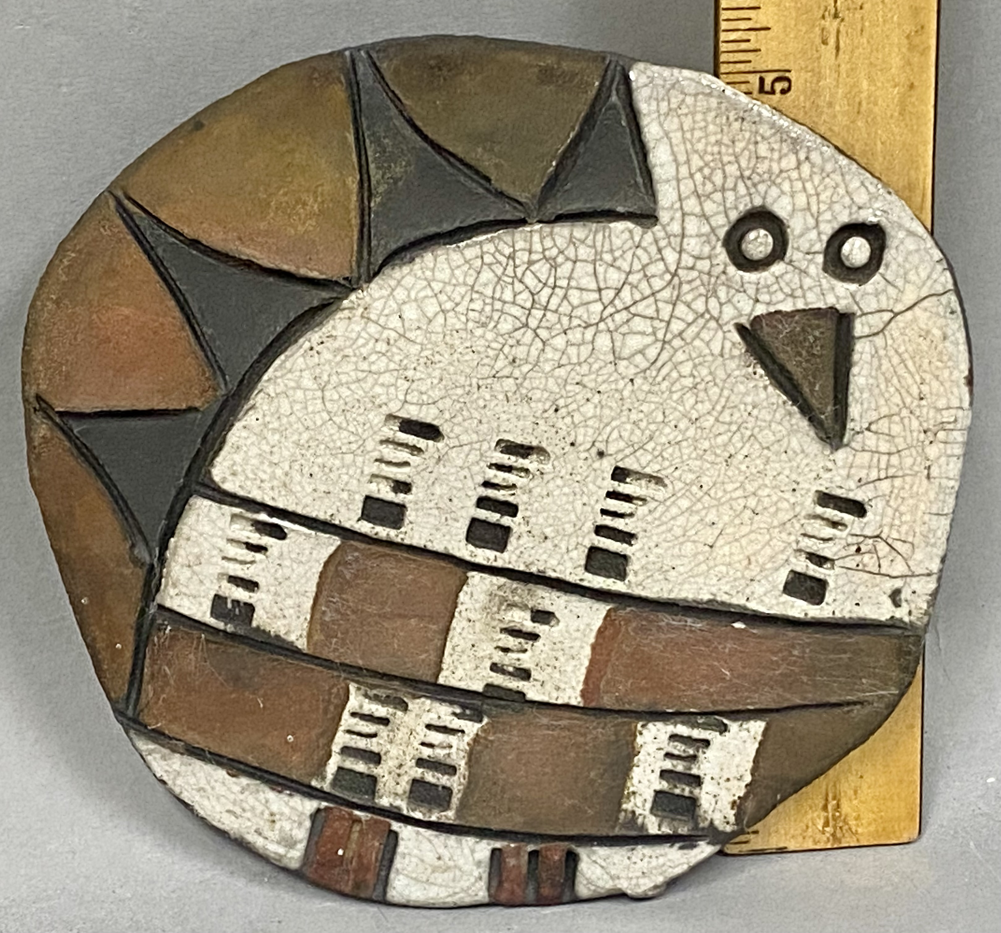 Jordy Studio Pottery Owl Plaque