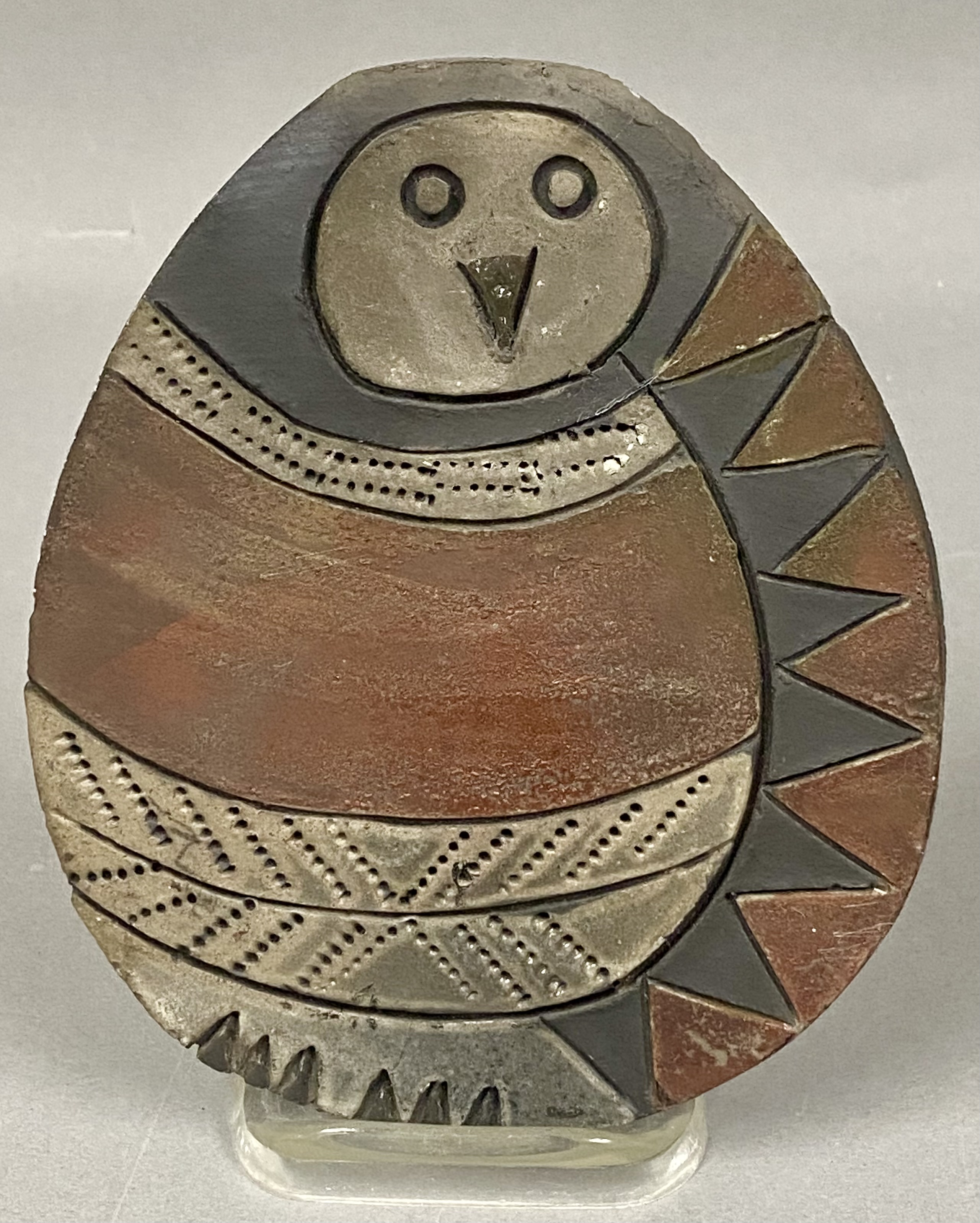 Jordy Studio Pottery Owl Plaque
