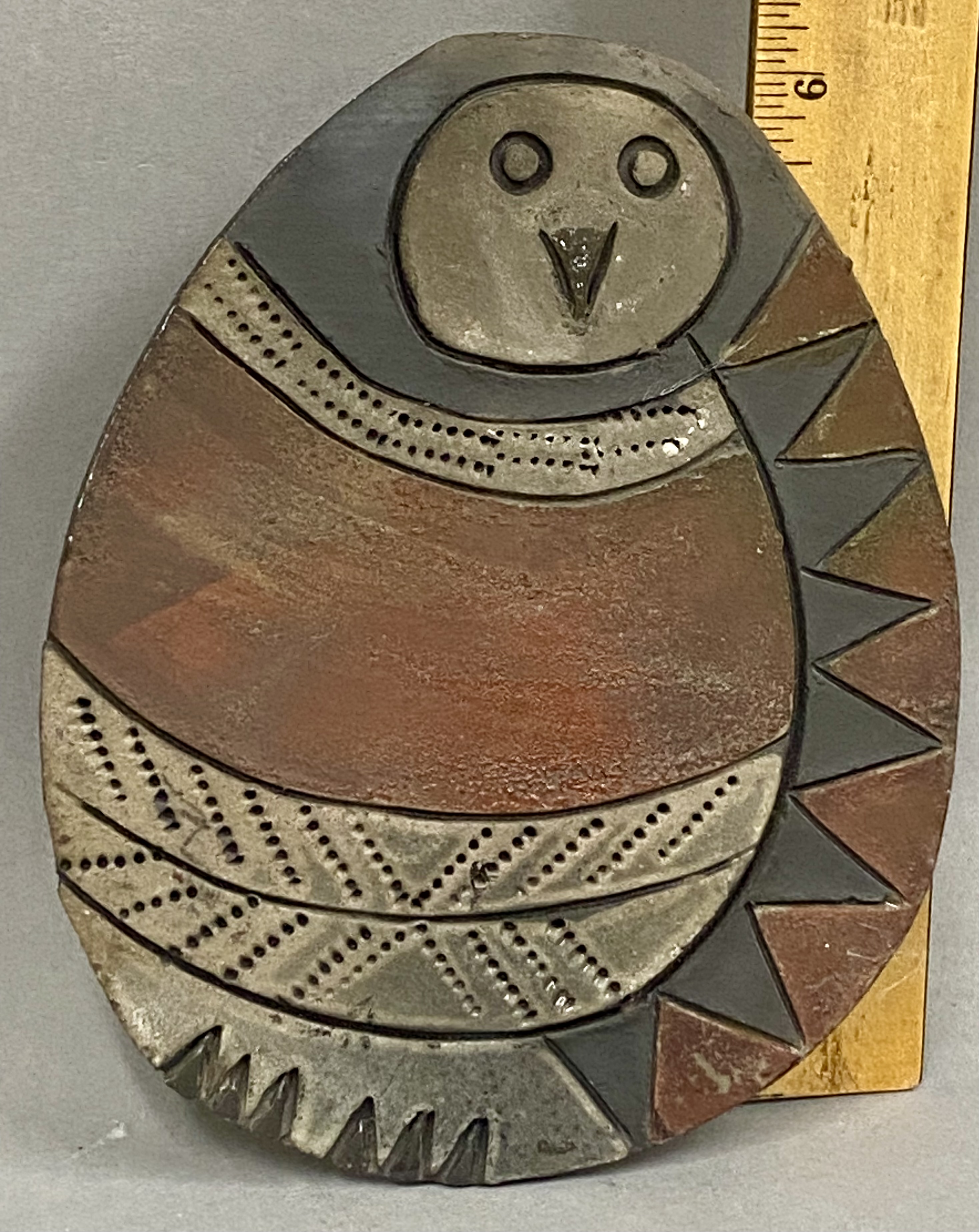Jordy Studio Pottery Owl Plaque
