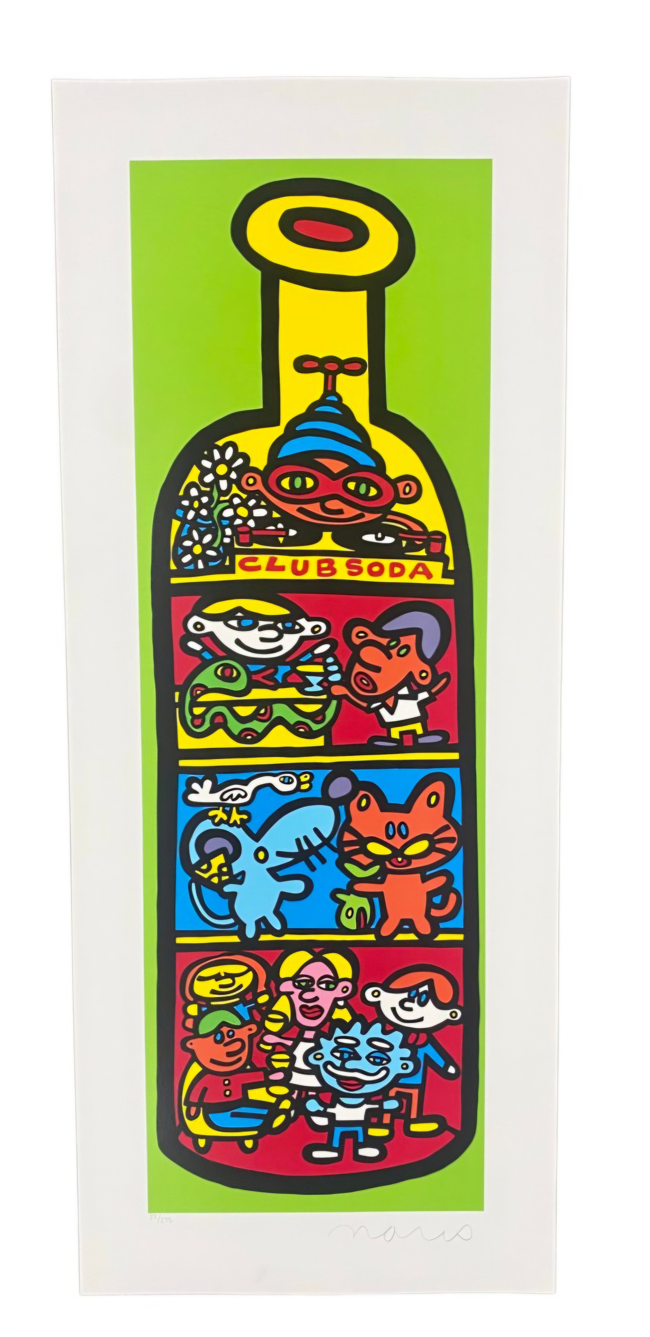 Peter Marco Club Soda Screenprint