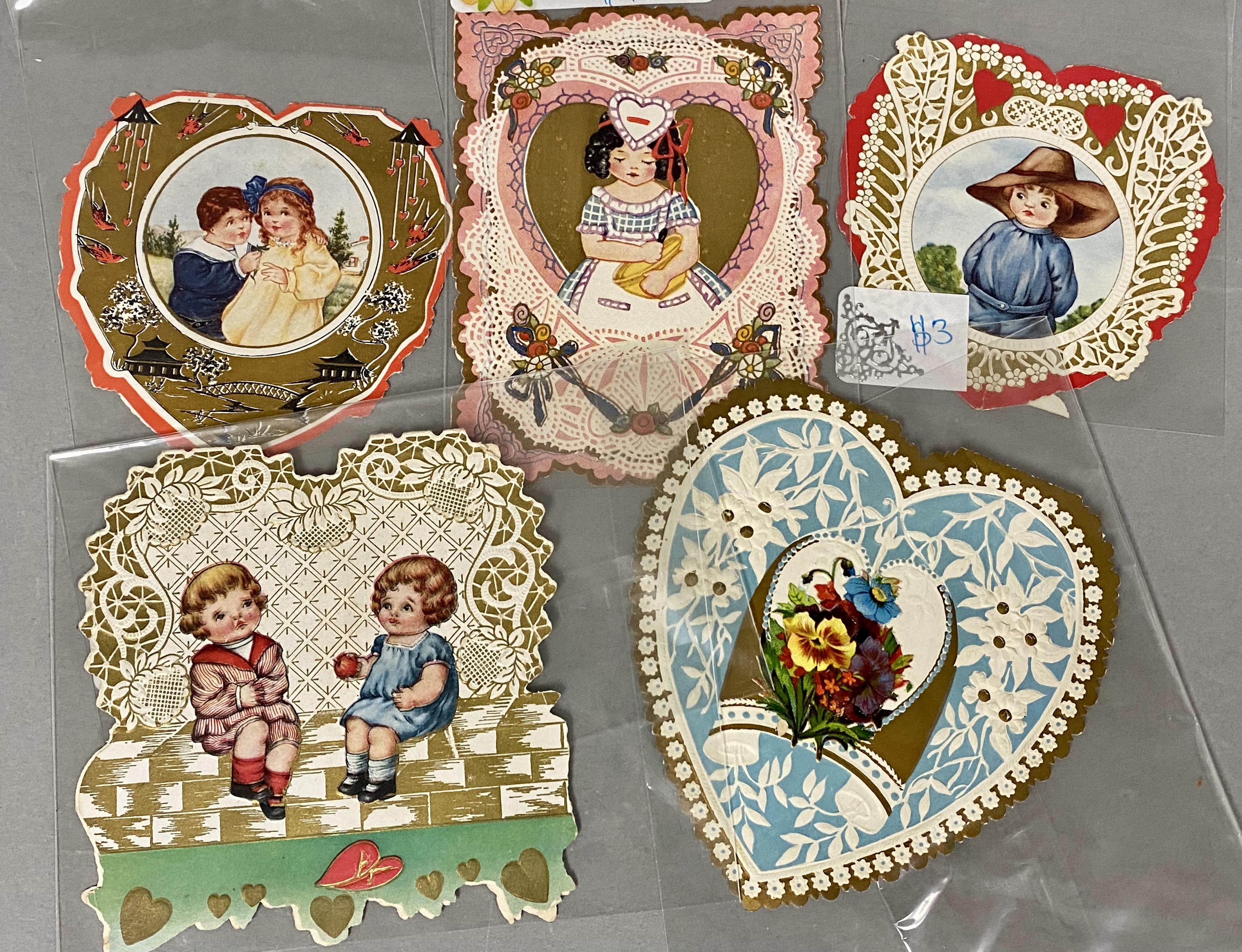 Collection of Vintage Valentines and Ephemera