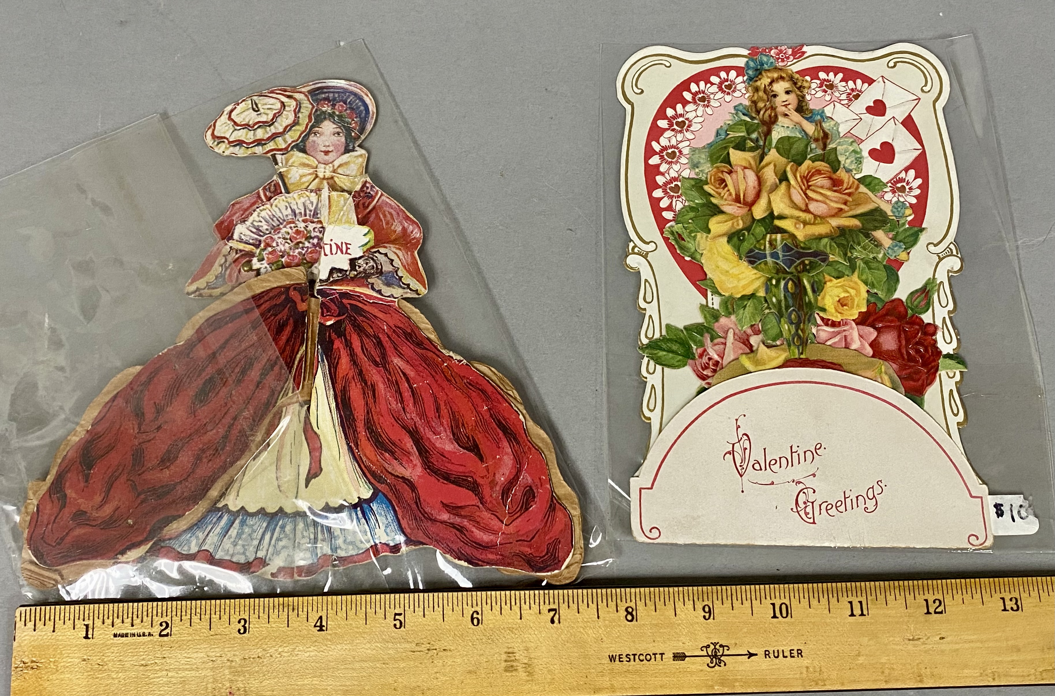 Collection of Vintage Valentines and Ephemera