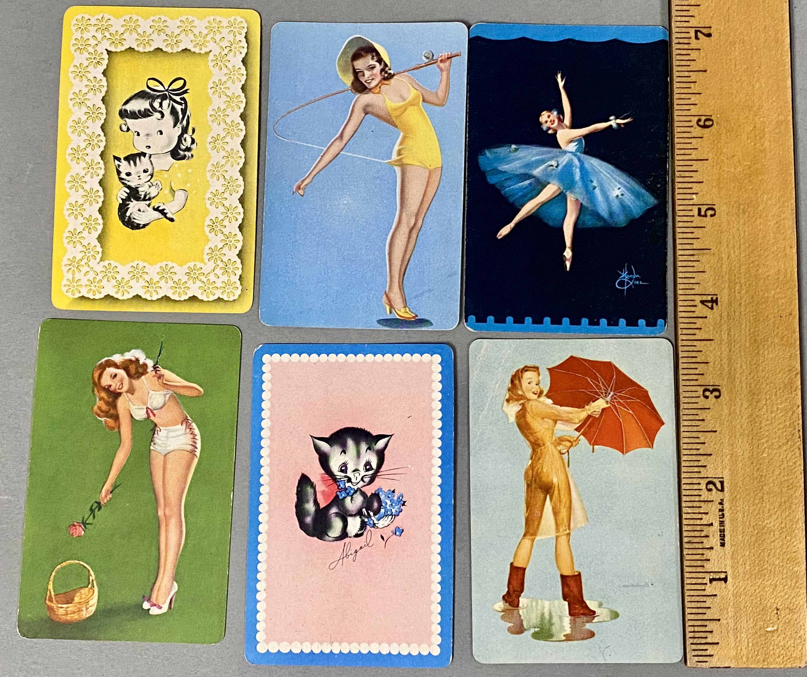 Collection of Mid-Century Swap Cards