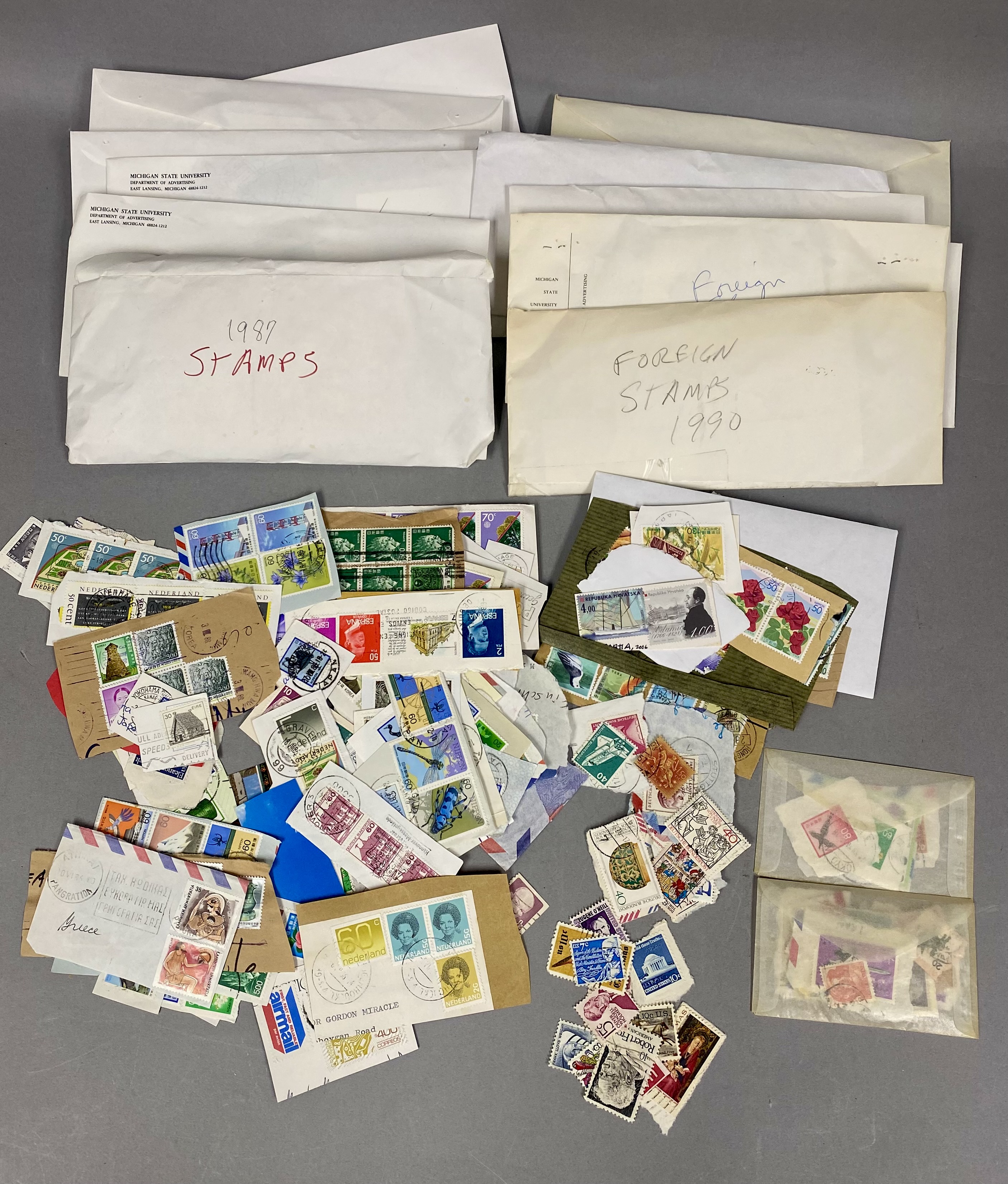Worldwide 1986-1999 Stamp Accumulation, Used