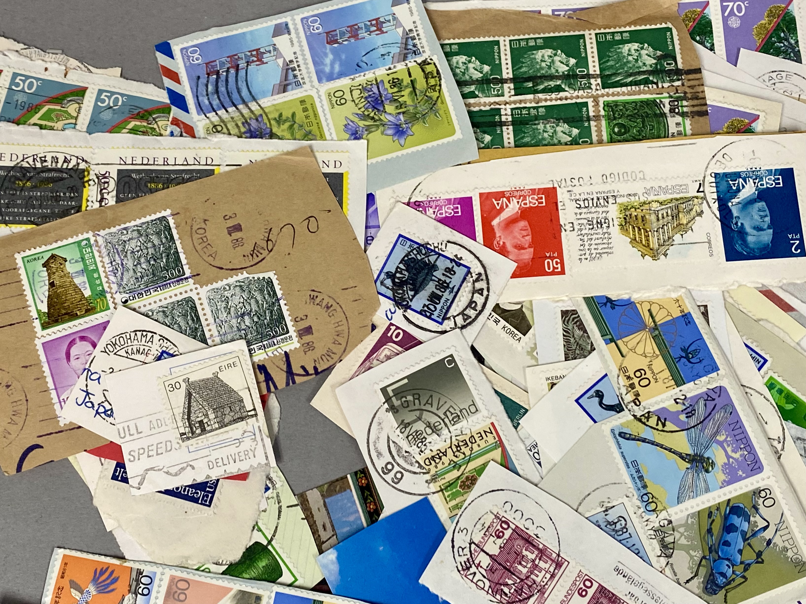 Worldwide 1986-1999 Stamp Accumulation, Used