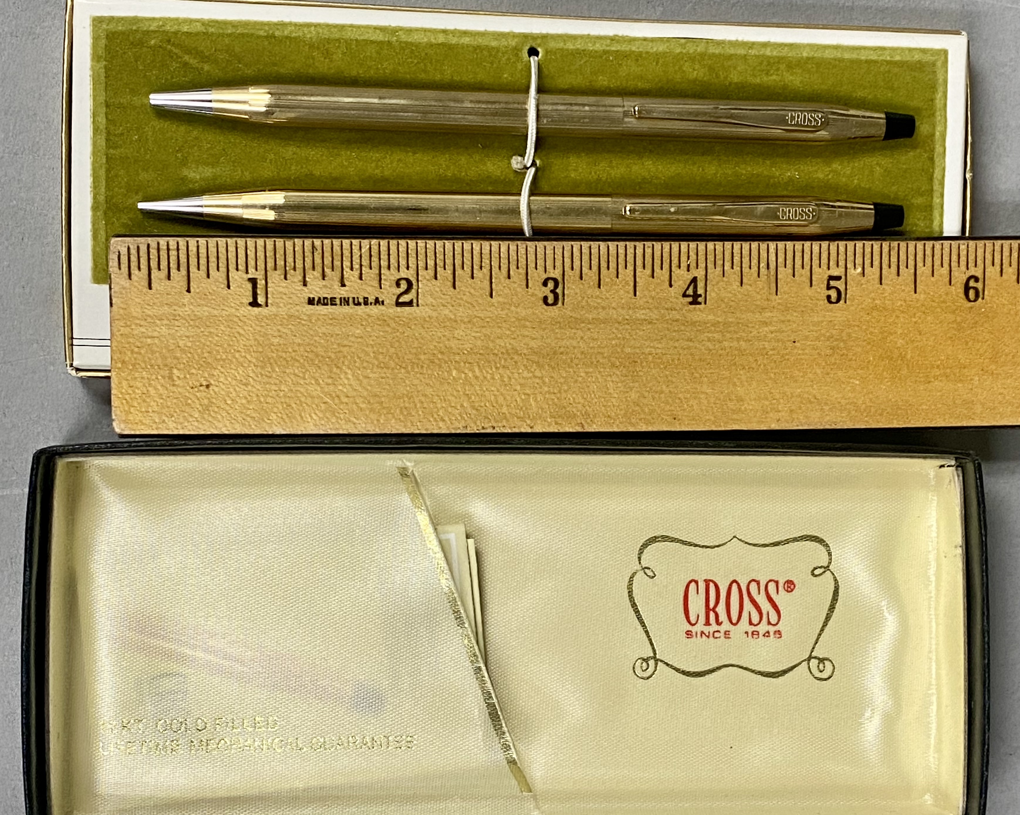 Cross 12kt Gold Filled Pen Set
