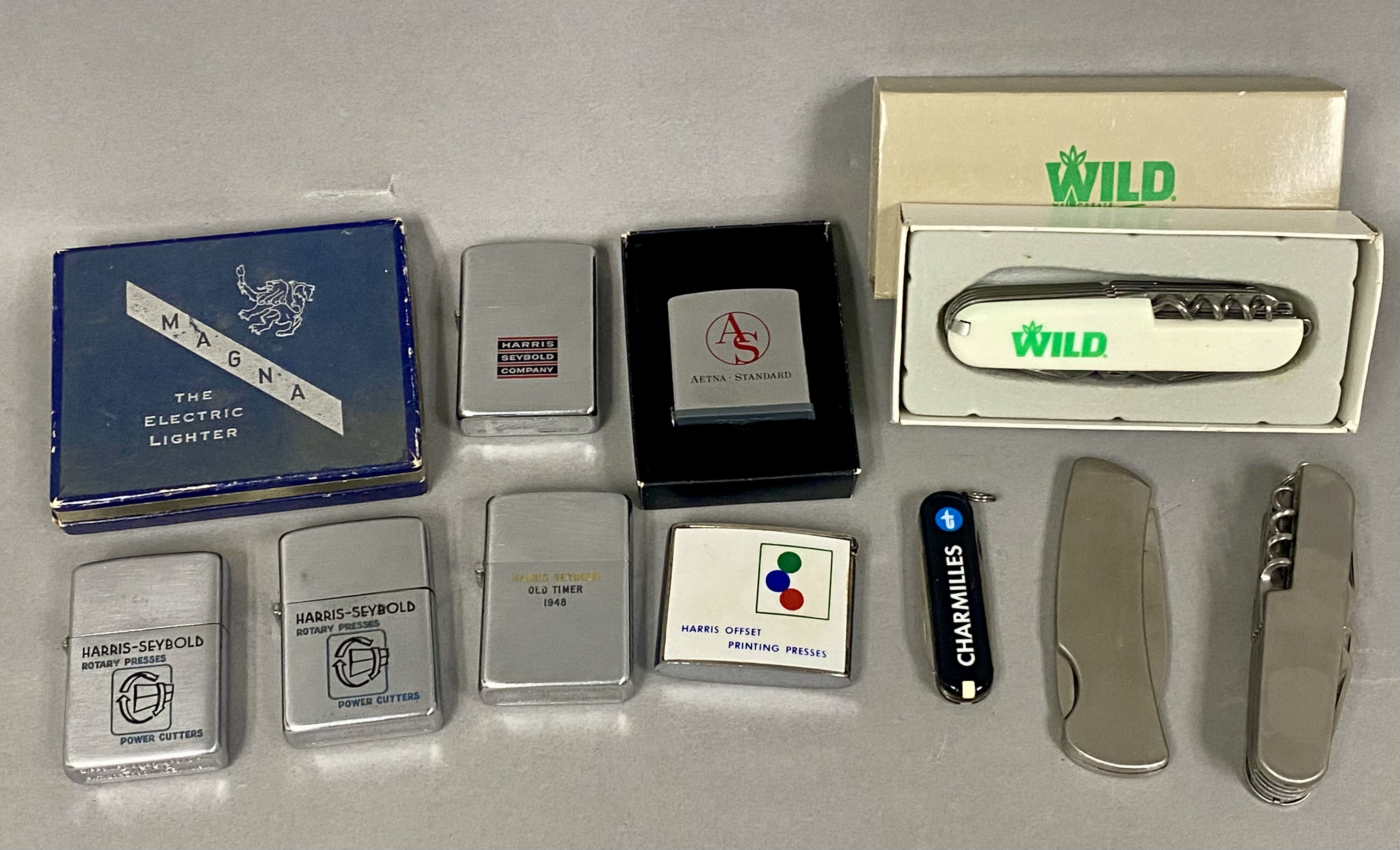Advertising Lighter and Knife Collection