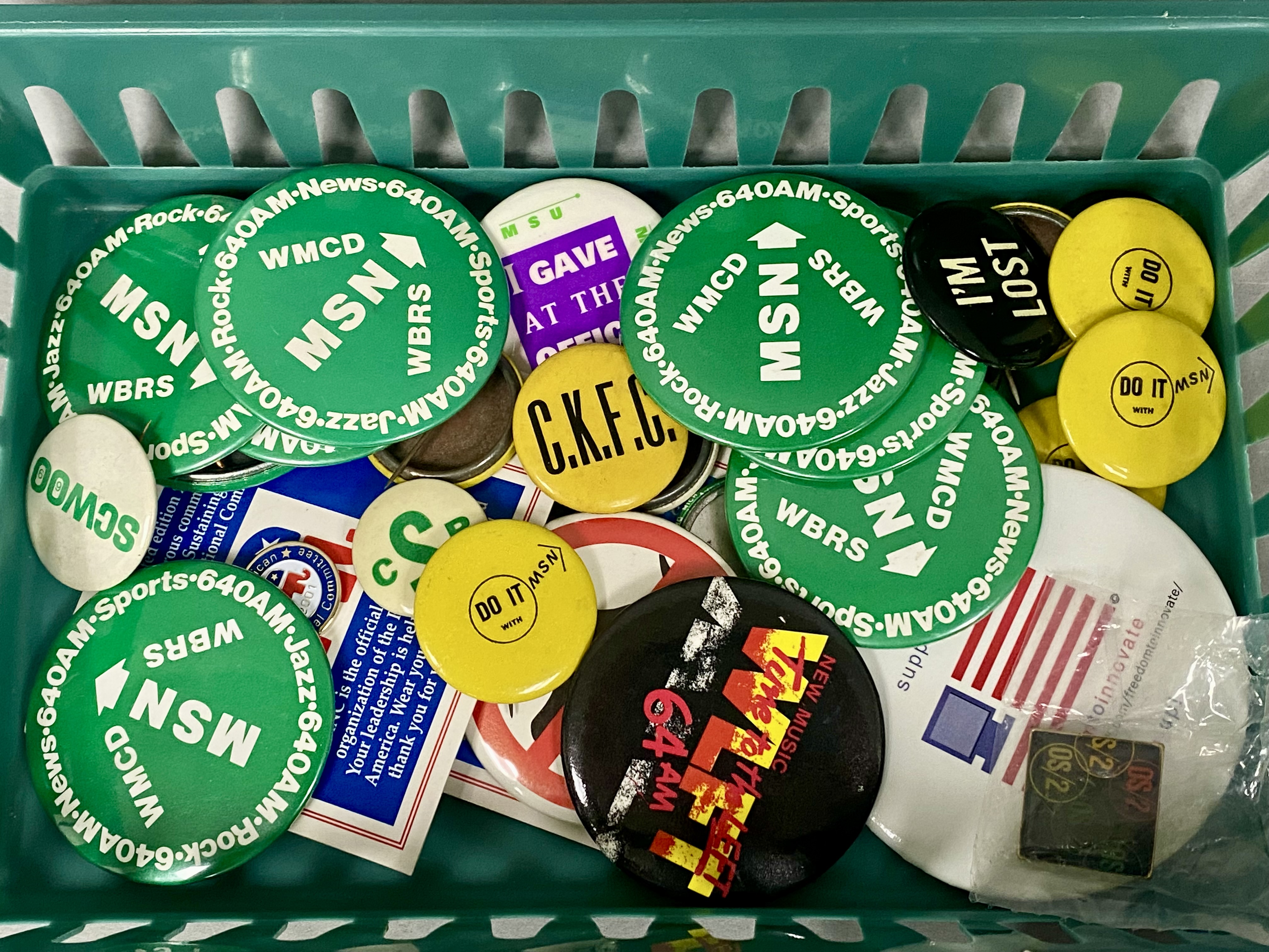 Vintage Political and Promotional Pinback Lot