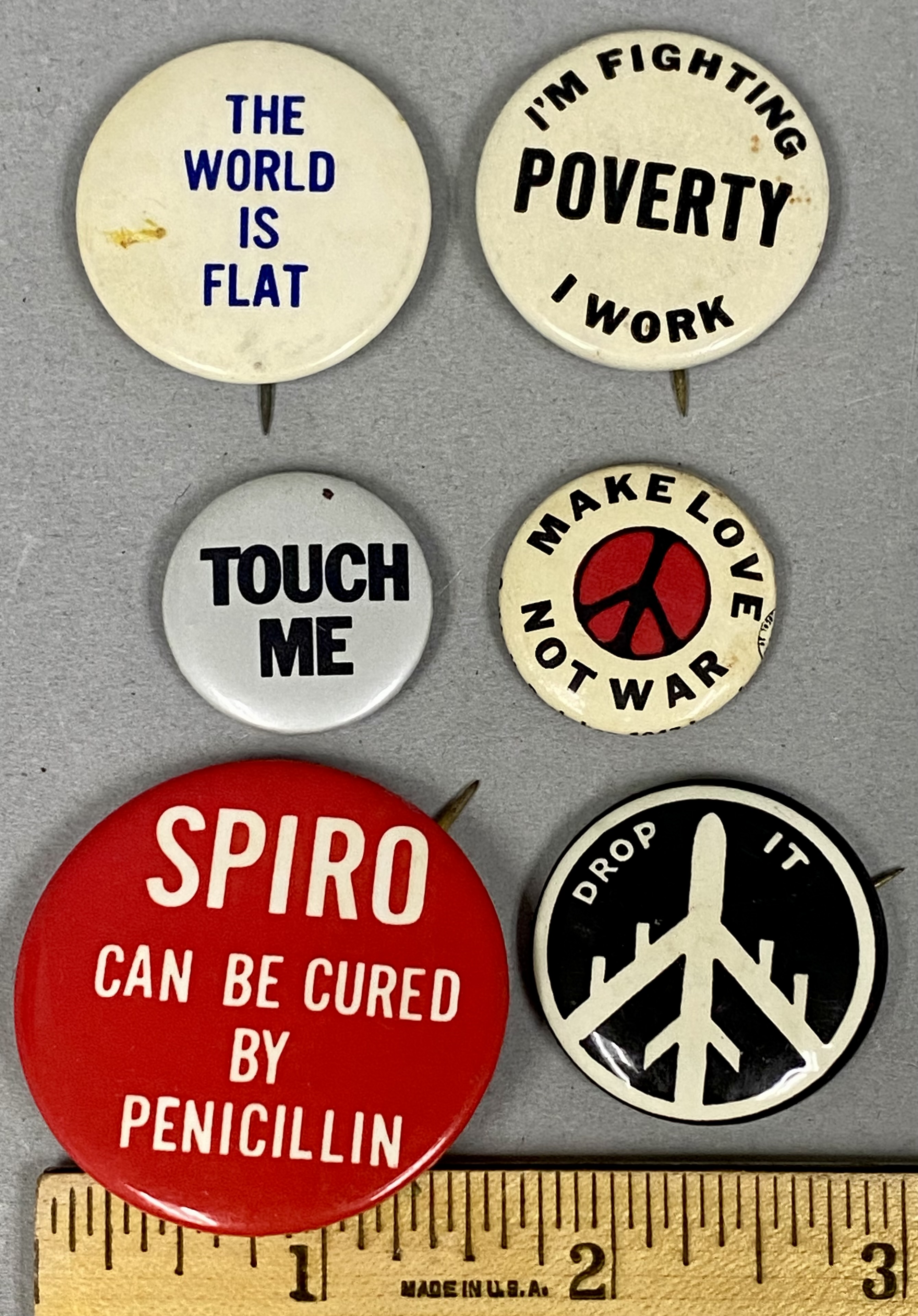 Vintage Political and Promotional Pinback Lot
