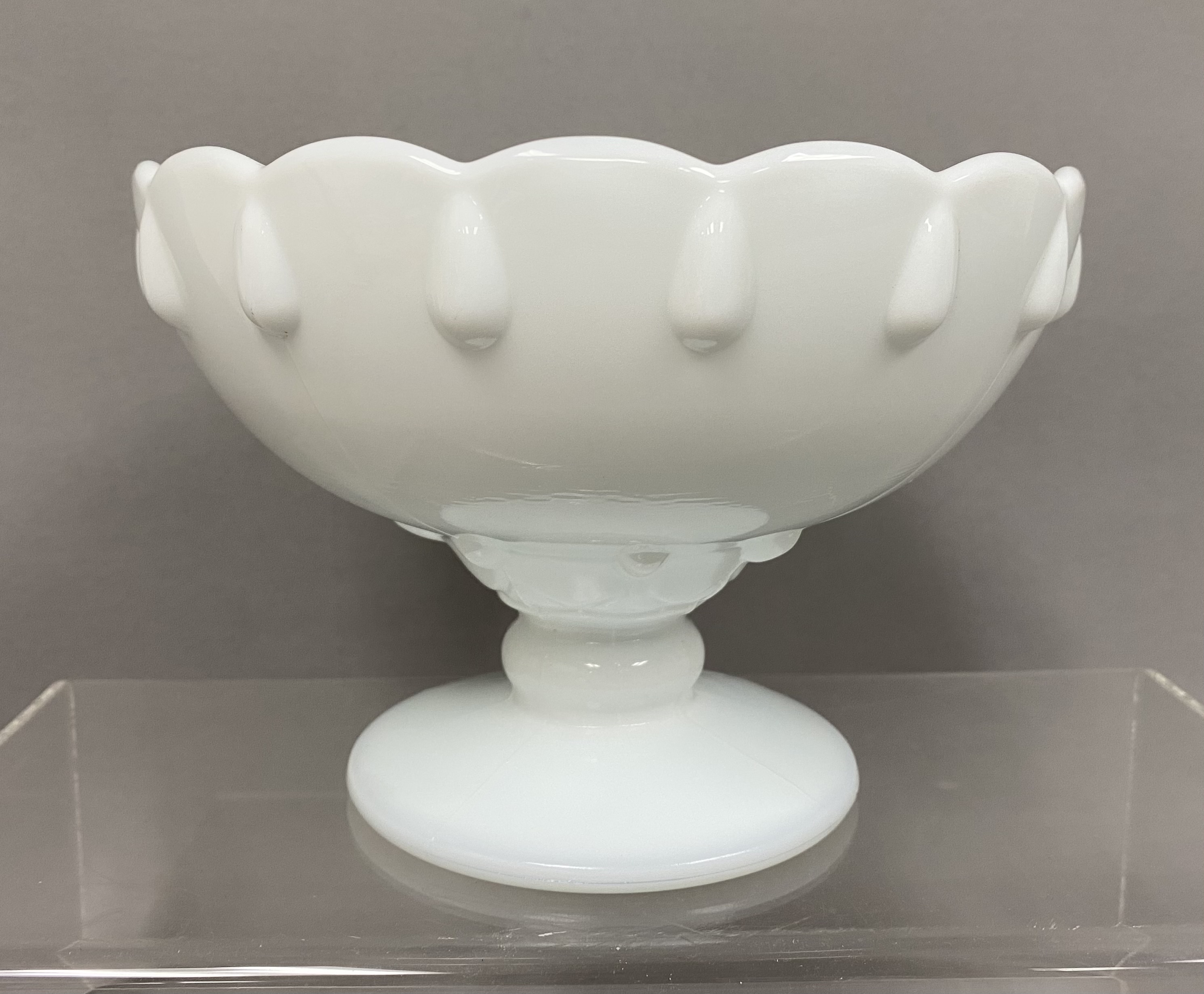 Indiana Glass Teardrop Pedestal Bowl