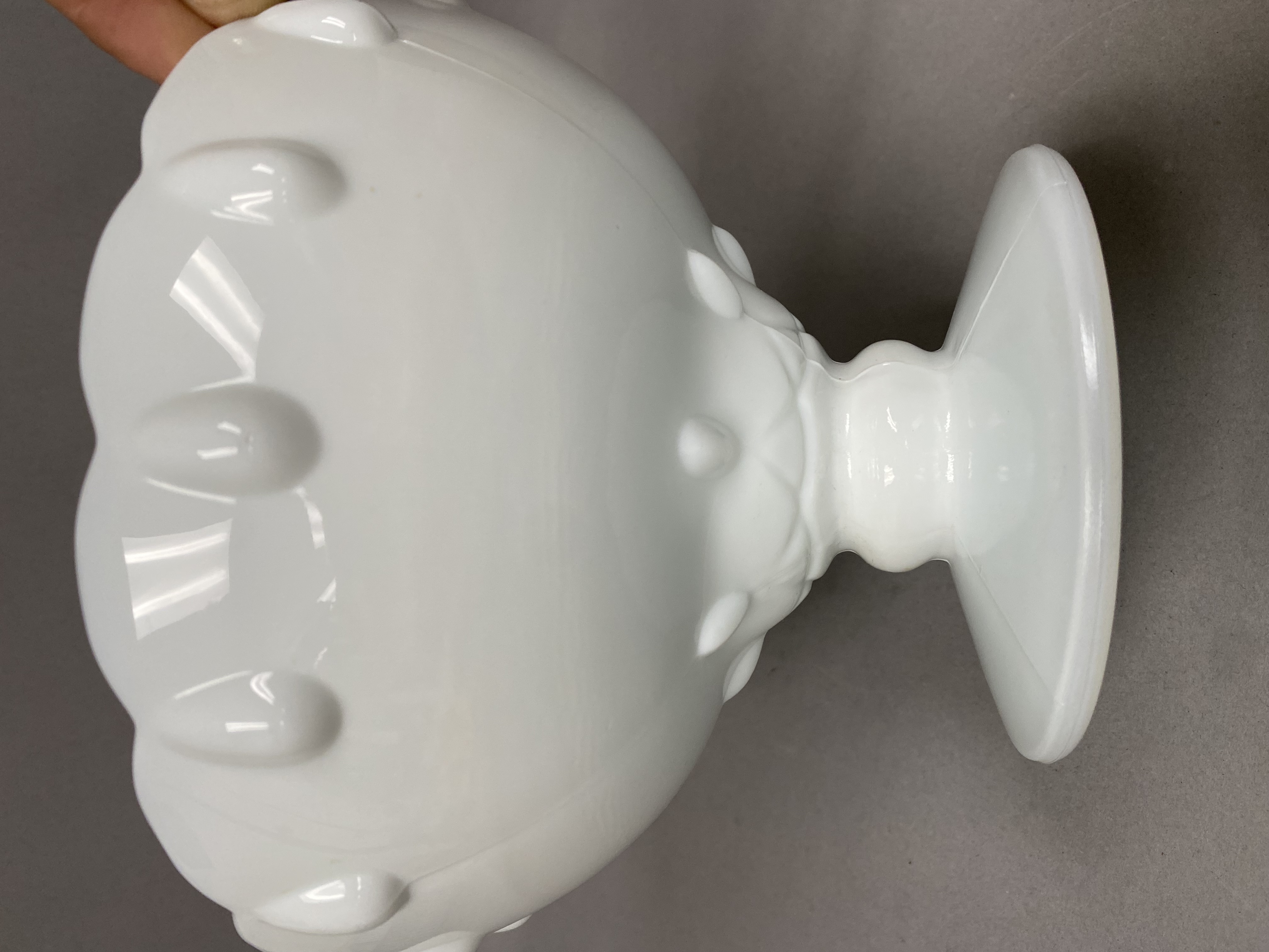 Indiana Glass Teardrop Pedestal Bowl