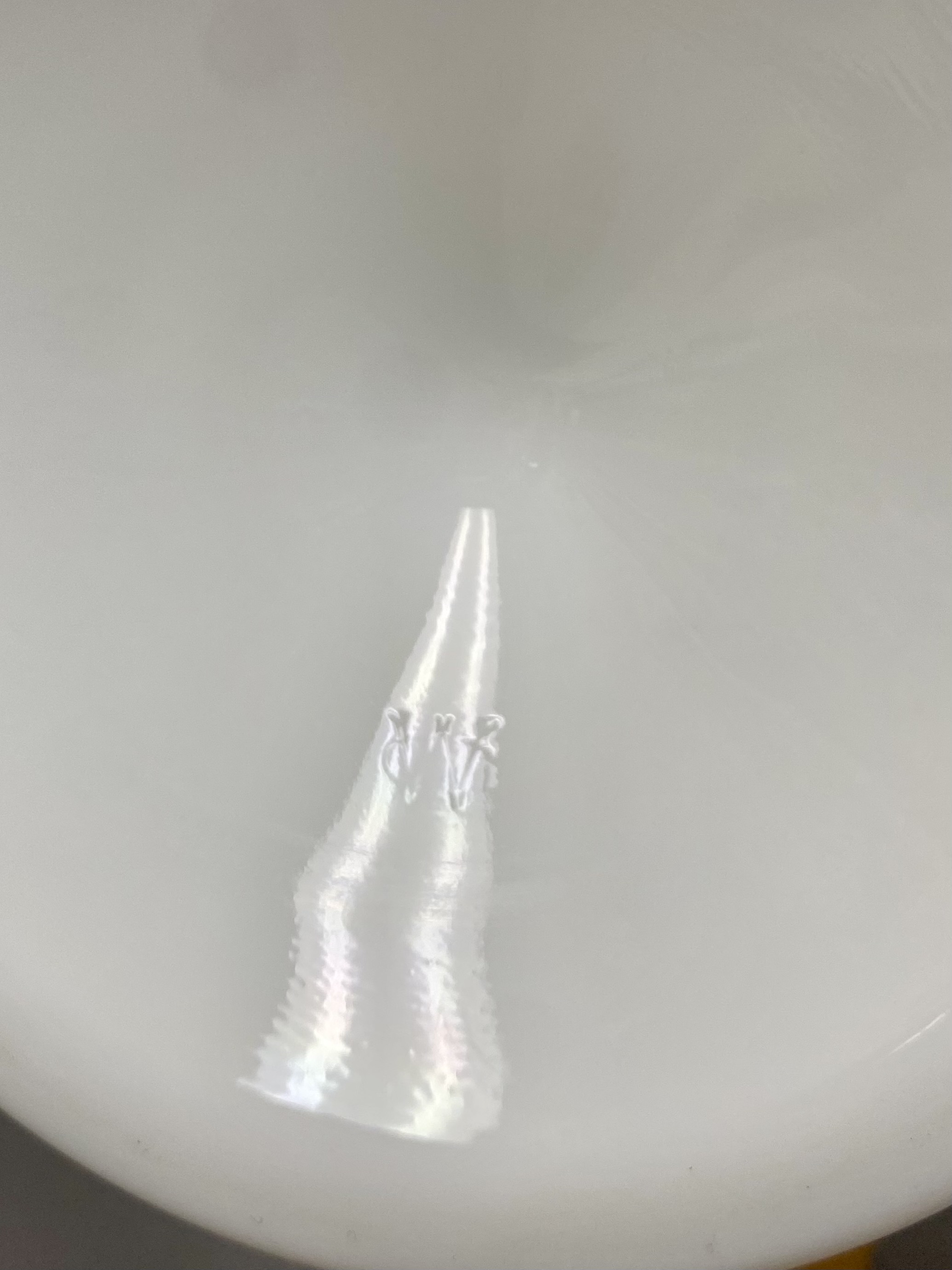 Westmoreland Paneled Grape Milk Glass Vase