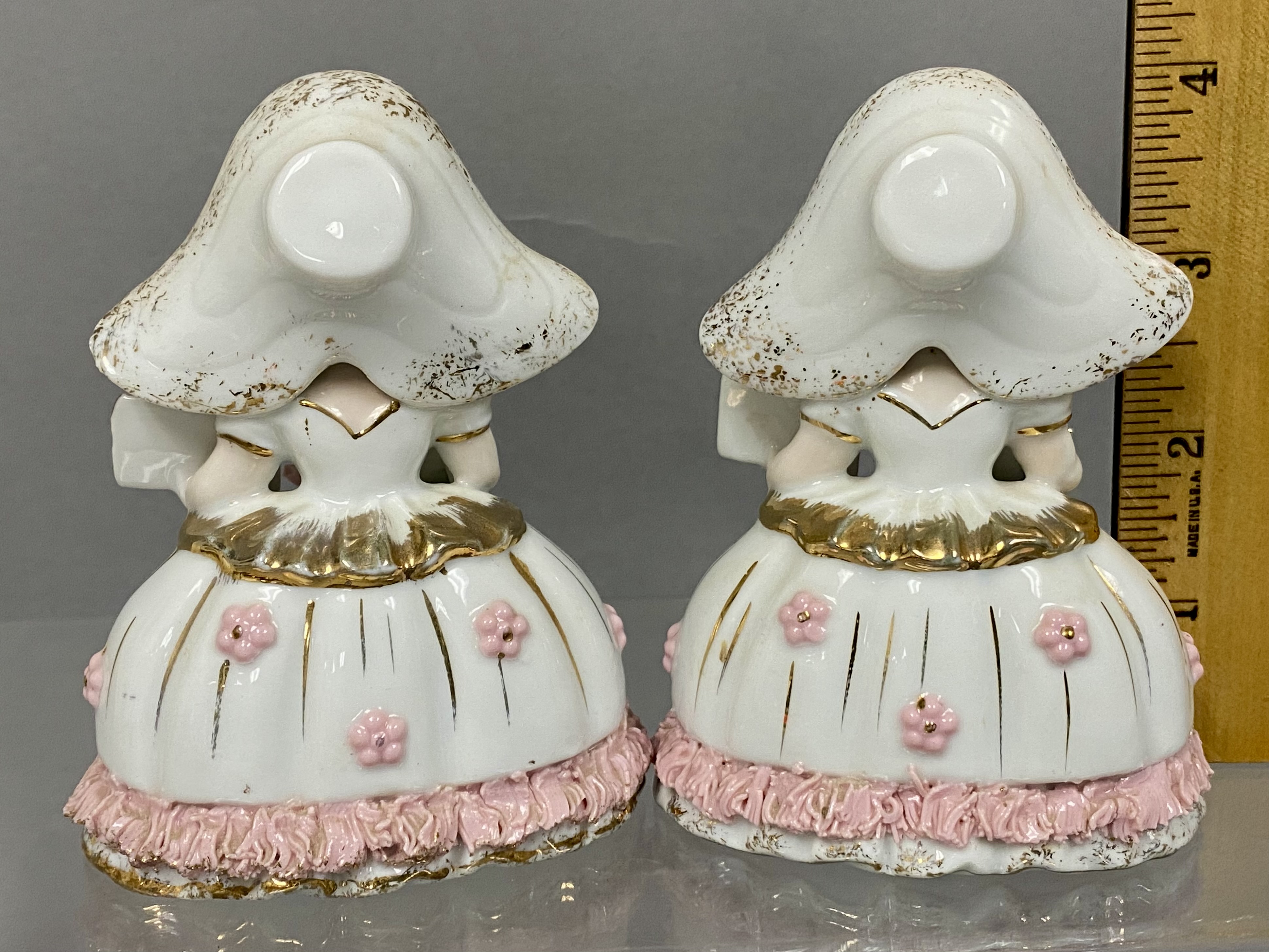 Lefton Little Miss Muffet Figurine Pair