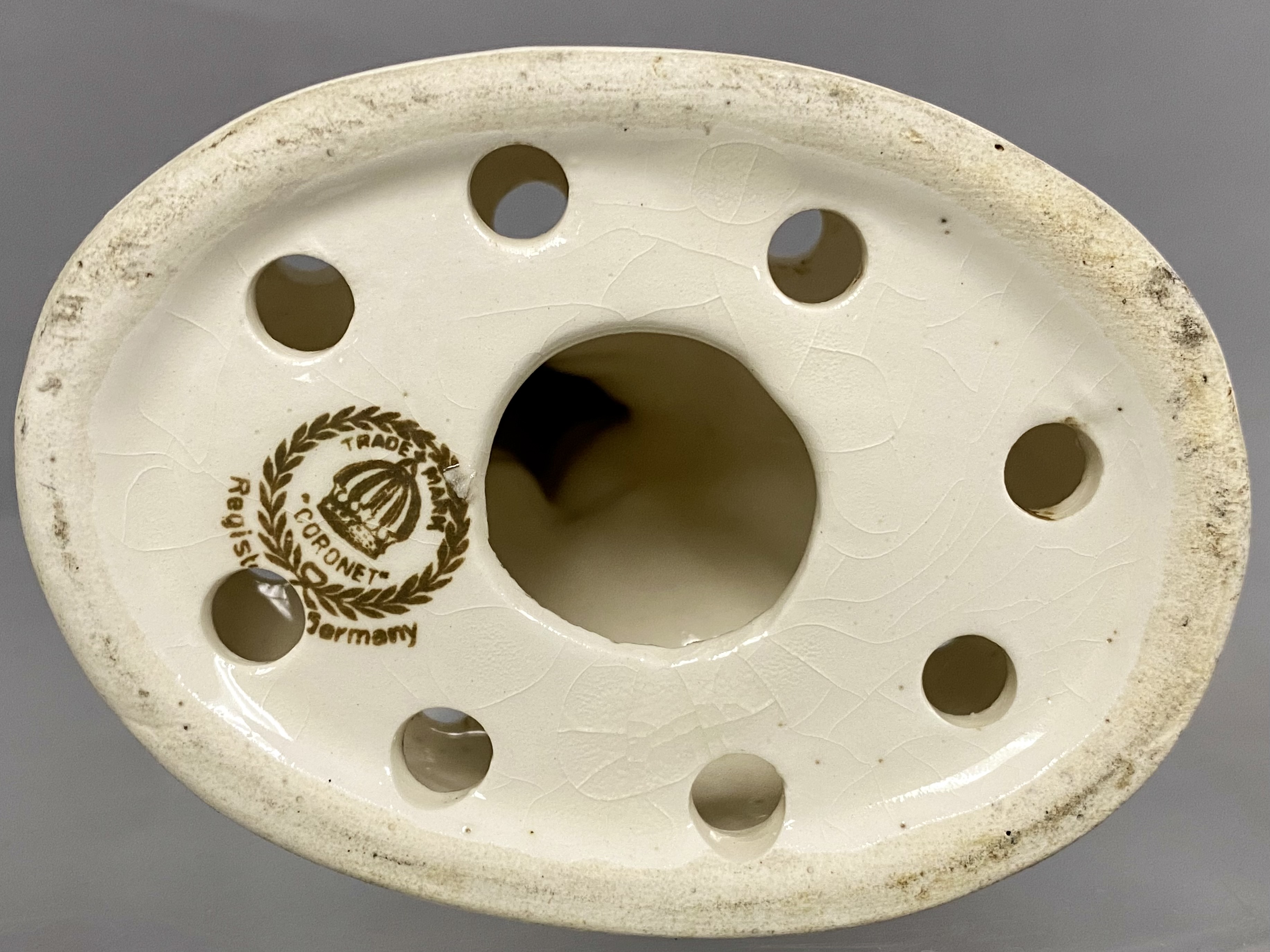 Coronet Germany Art Deco Flower Frog