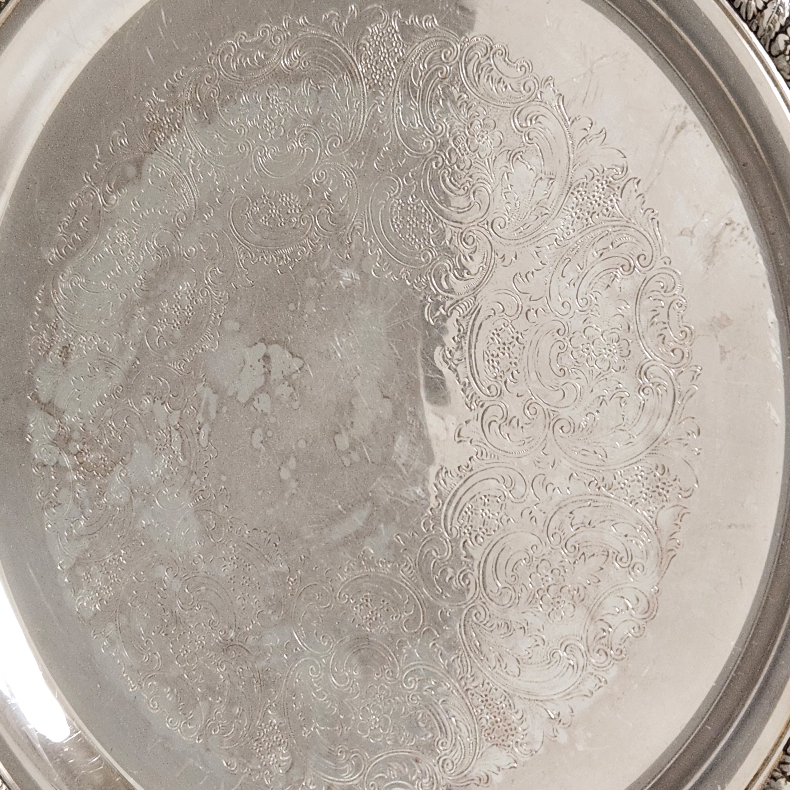 Three American Silver-Plated Serving Trays