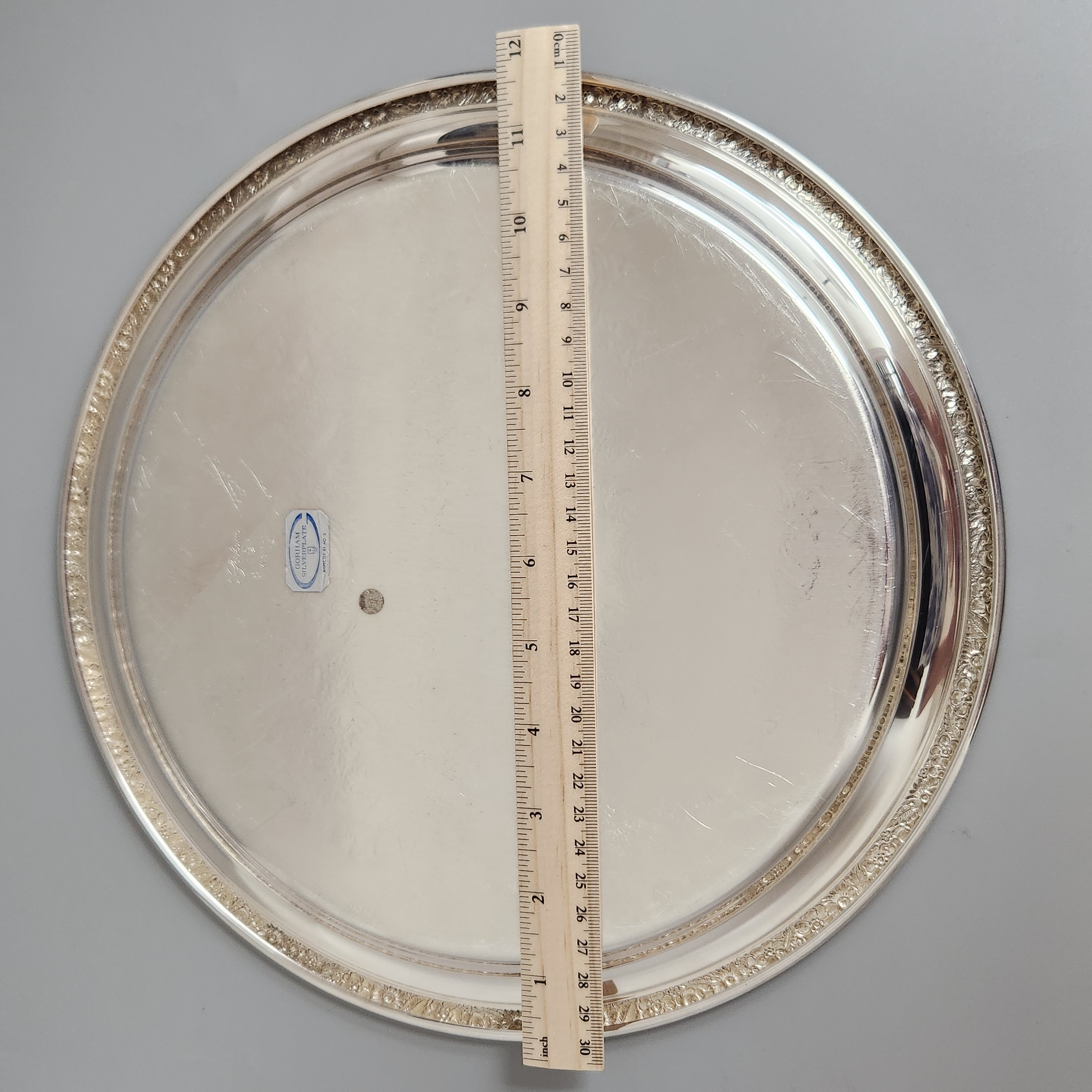 Three American Silver-Plated Serving Trays