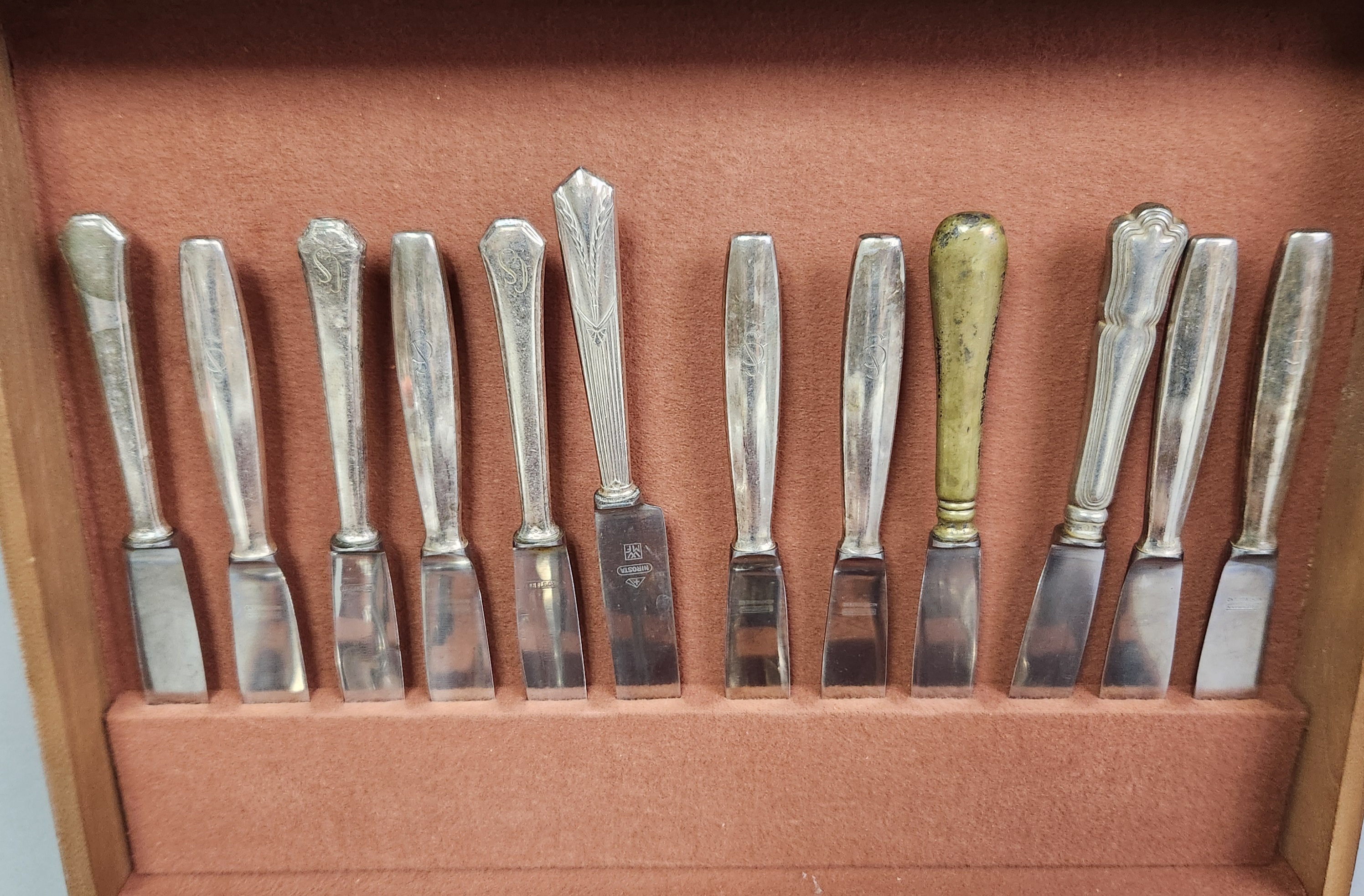 Silver-Plated Flatware & Chest