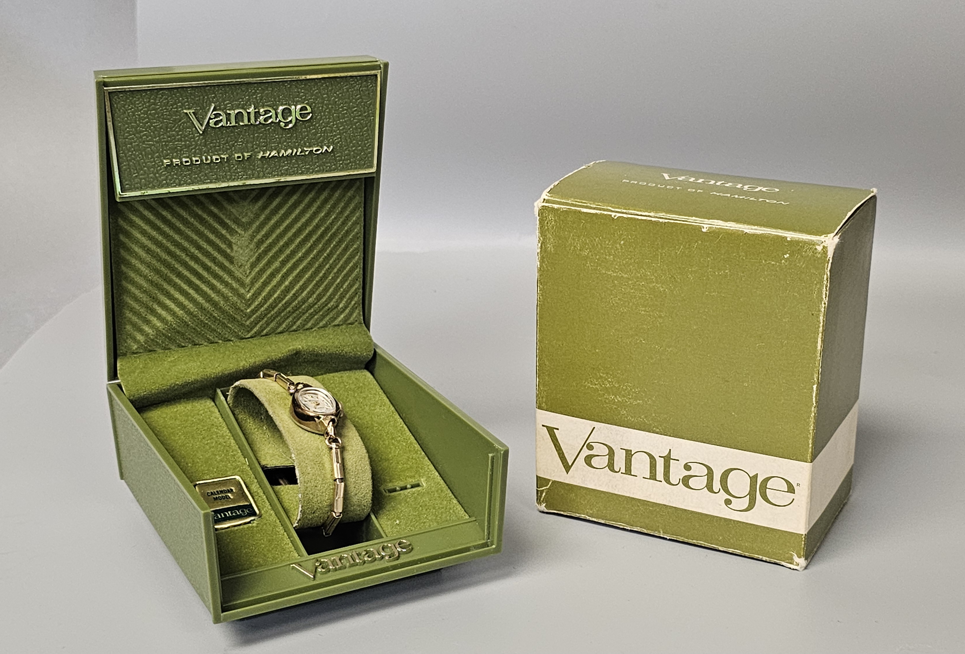 Vintage Boxed Vantage Ladies Dress Watch
